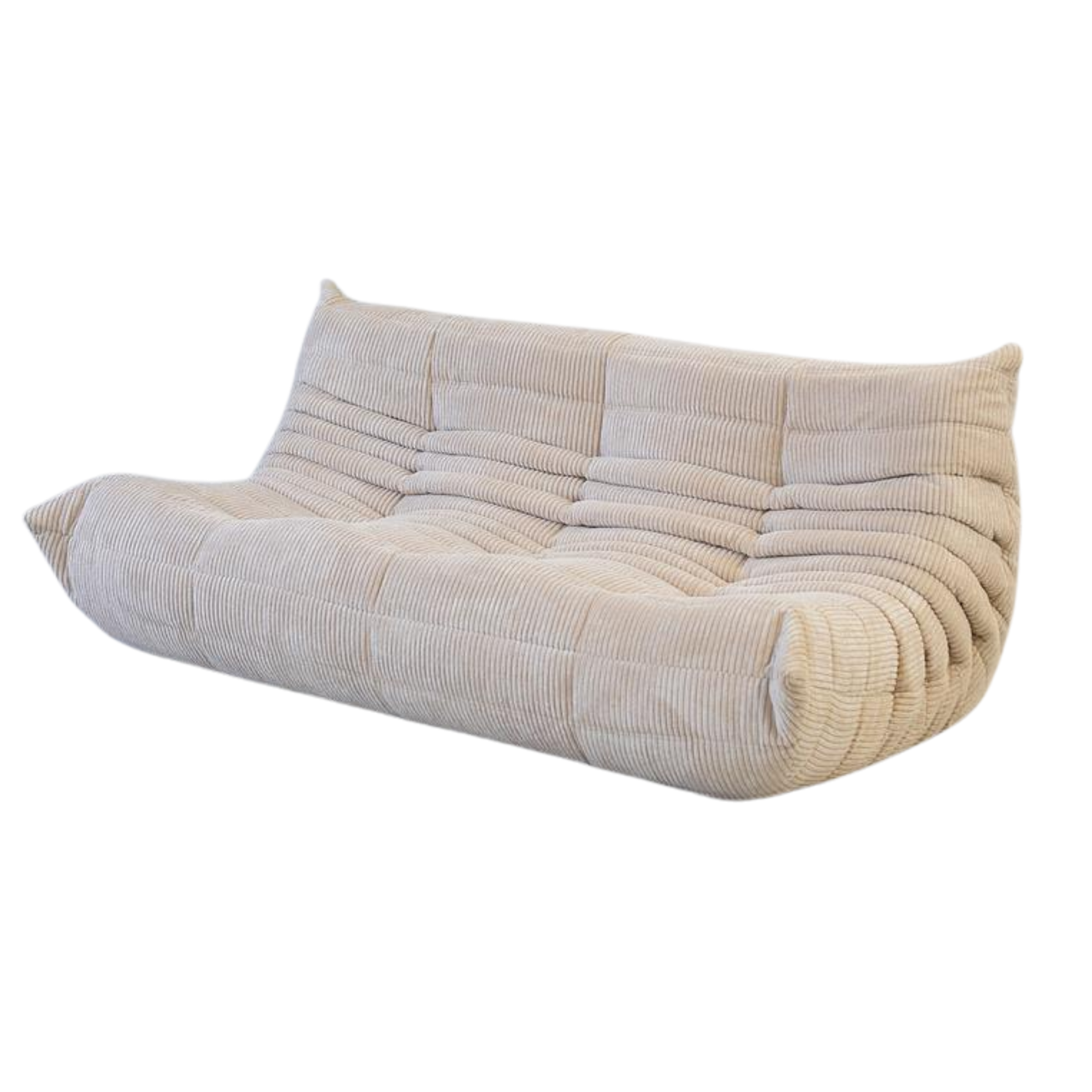 Togo Sofa 3-seater Cord Beige