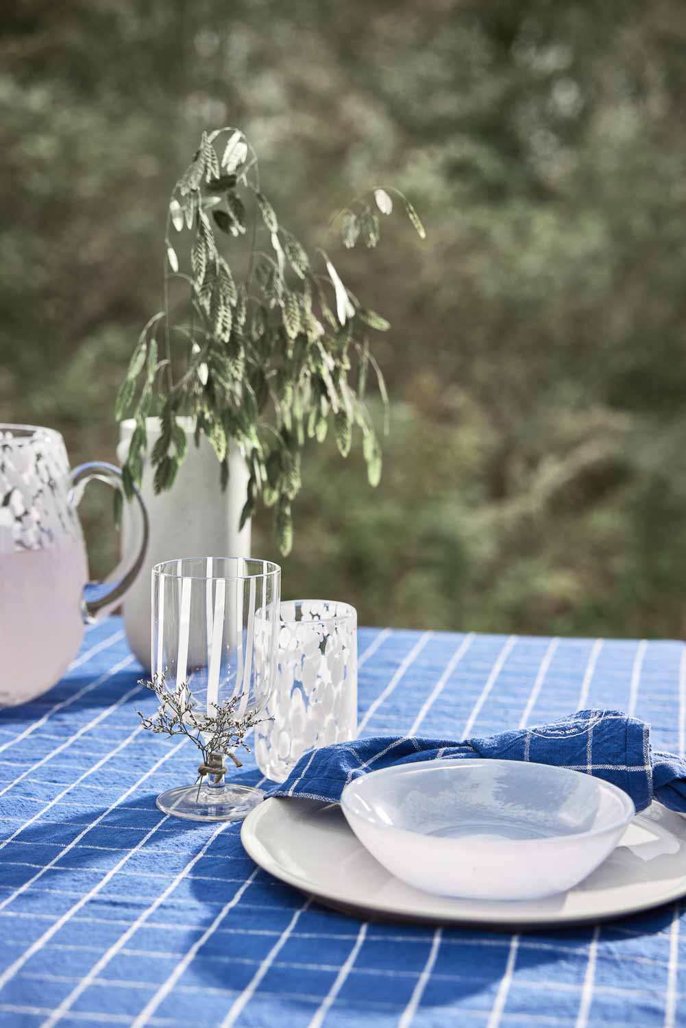 Kojo Ciotola Piccola Vetro Blu