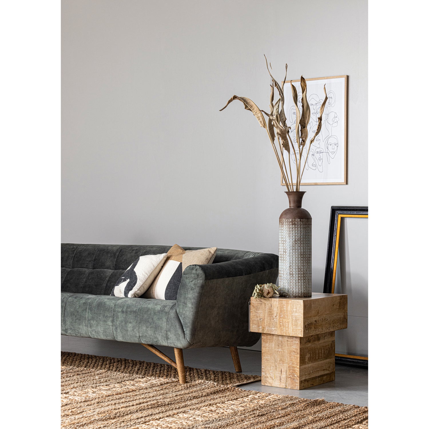 Balk Beistelltisch Holz Braun