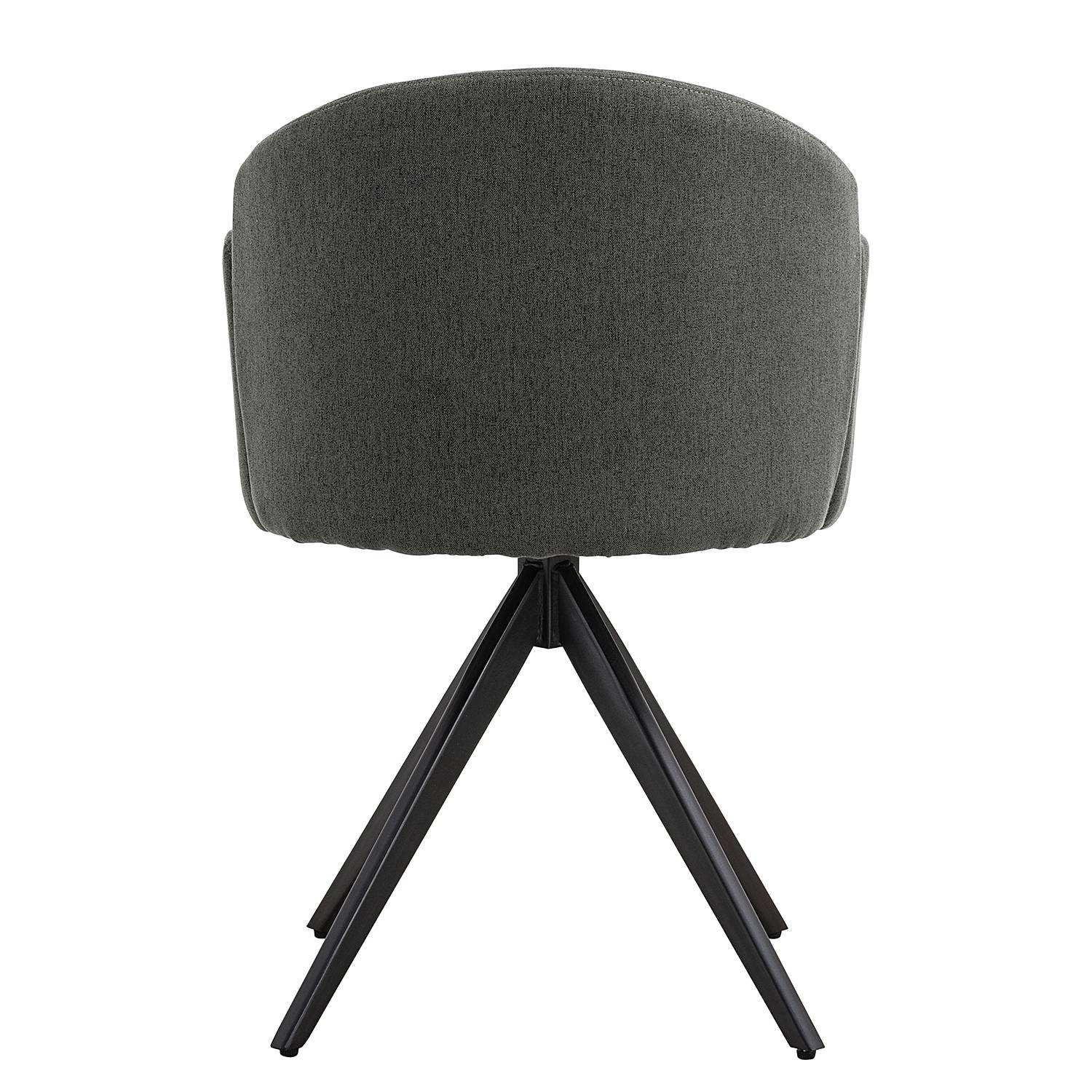 Swiveling Armchair LETAERI Anthracite