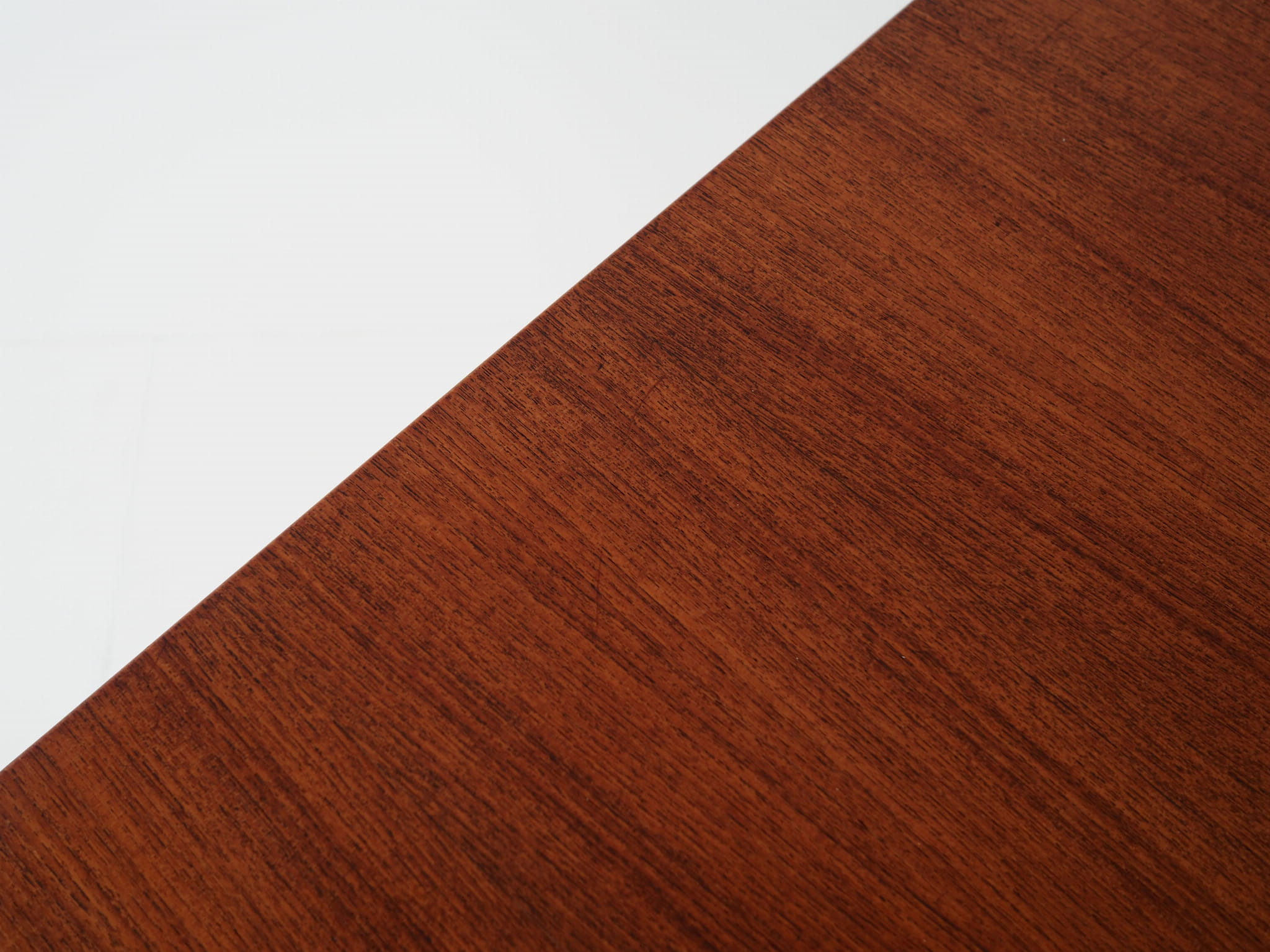 Vintage Desk Teak Wood Brown 1970s