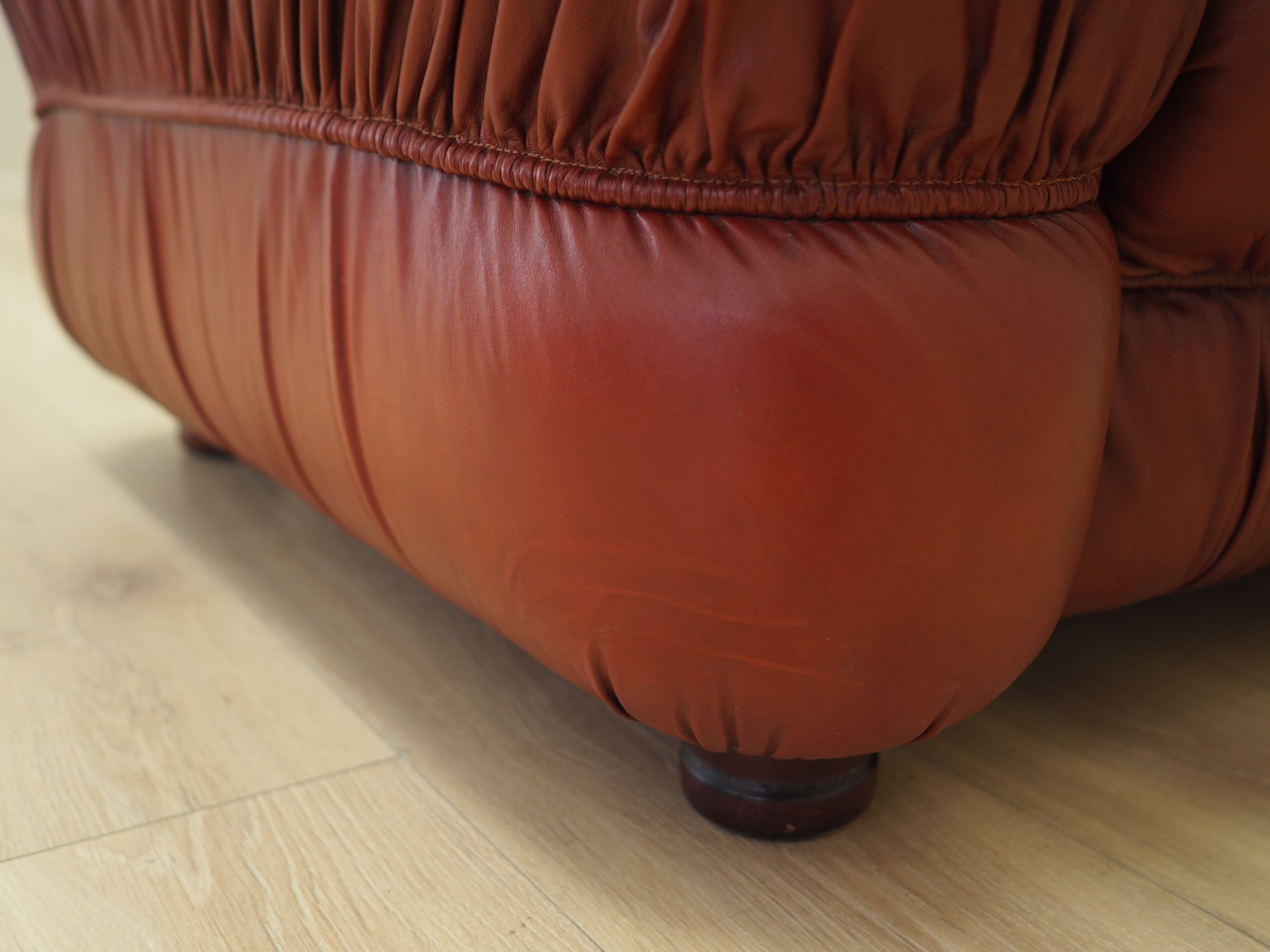 Armchair Leather Burgundy 1970s