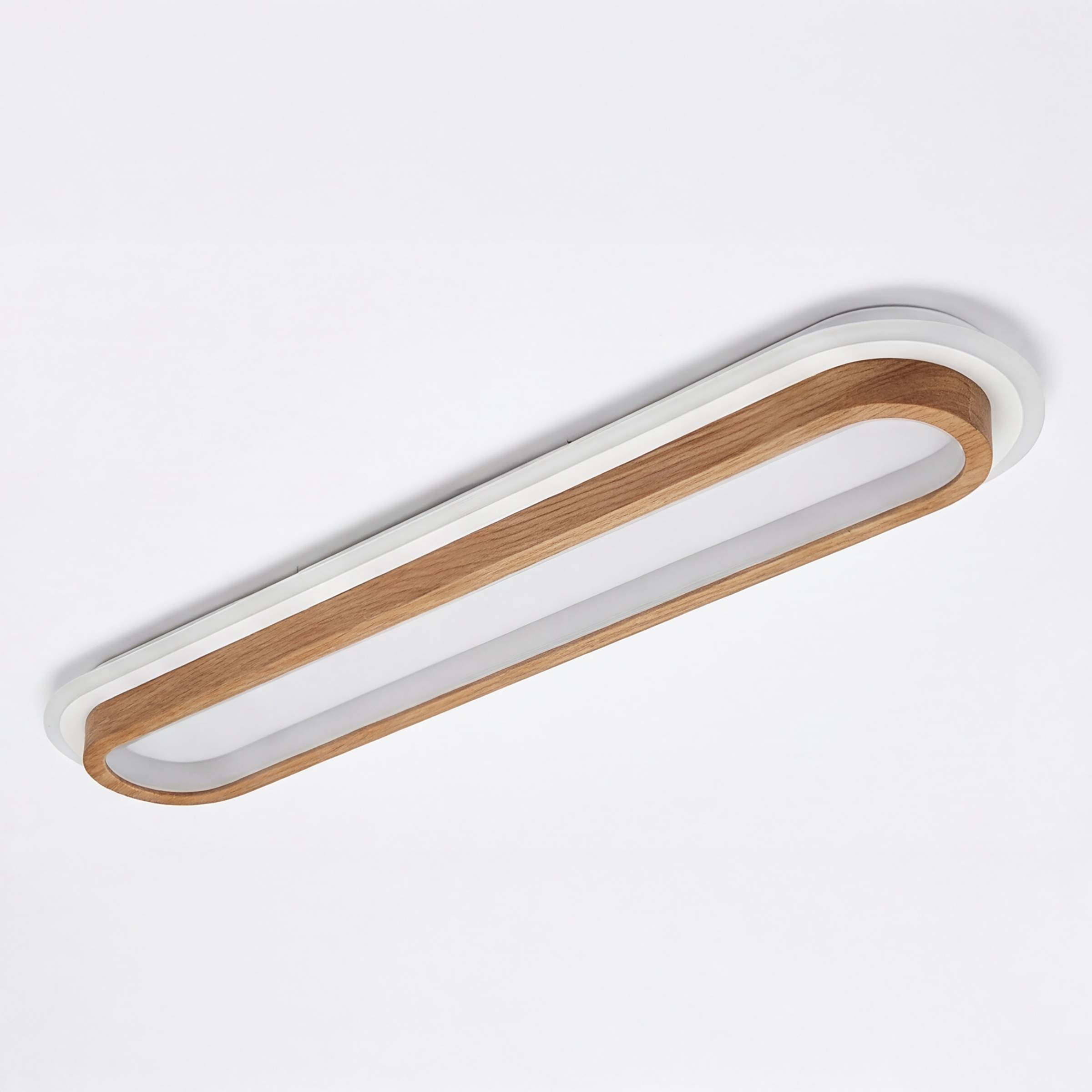 Deckenleuchte Enari Acrylglas Kiefer Massiv 1-Flammig 