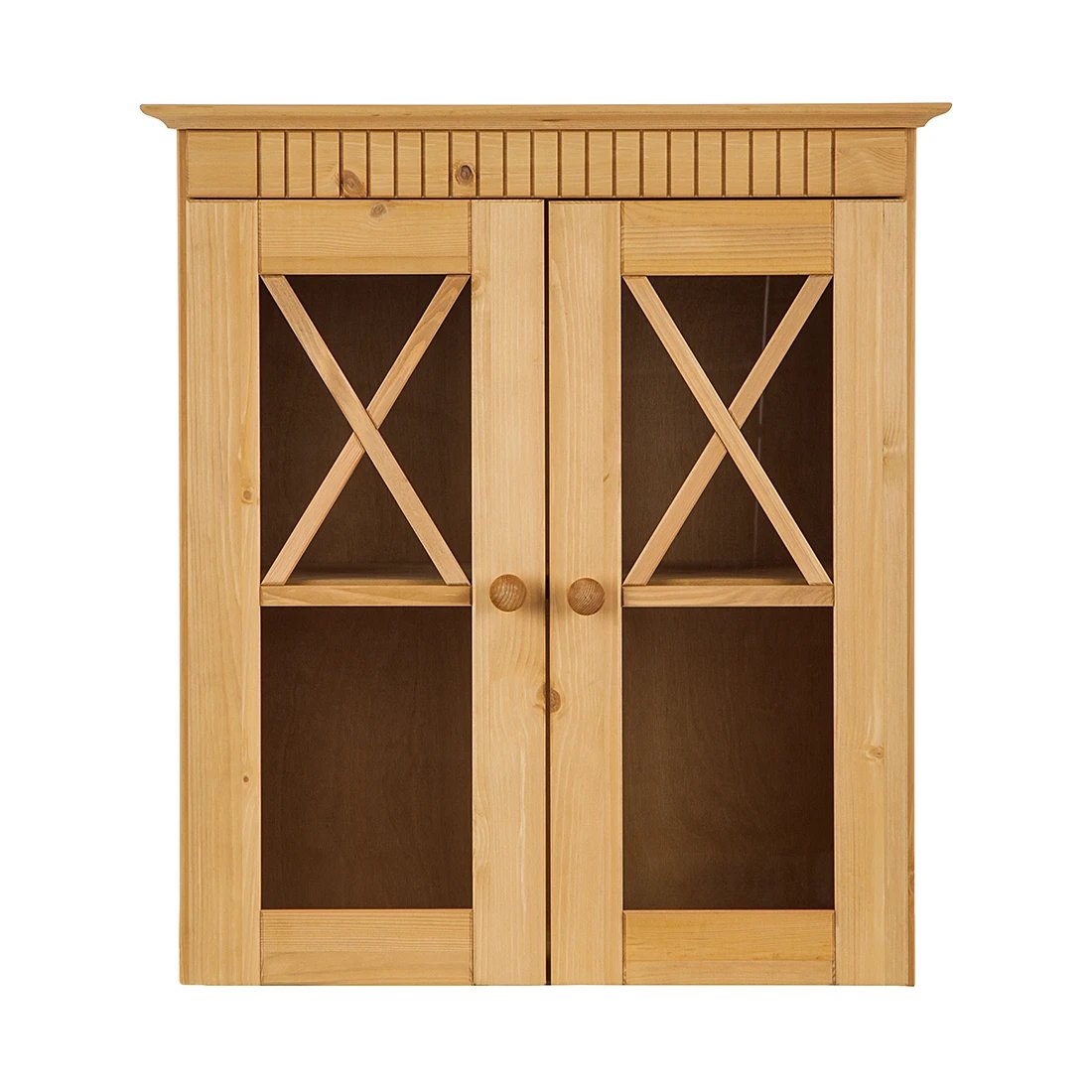 Hängeschrank Holz Braun
