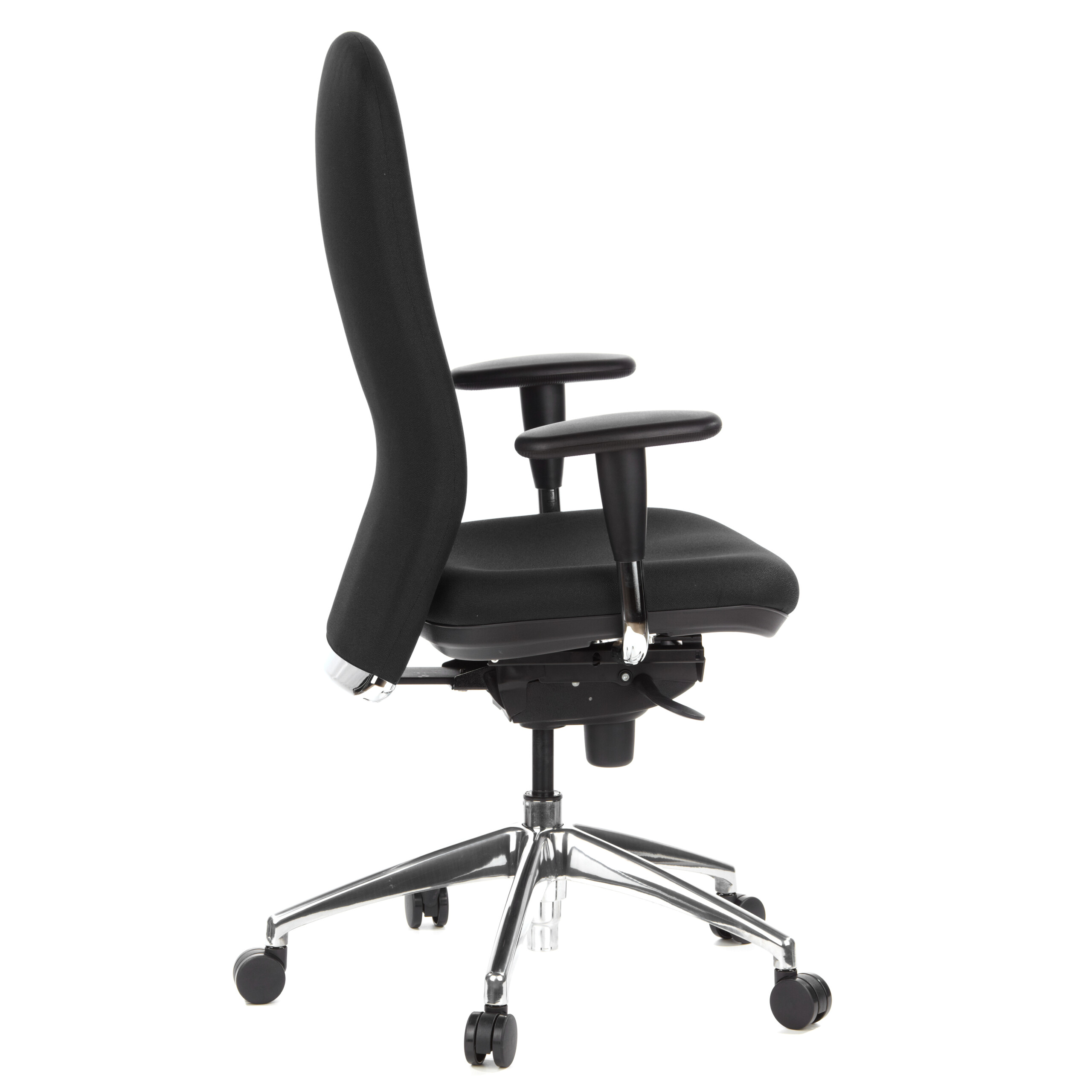 HIGH-TEC Bürostuhl Stoff Schwarz