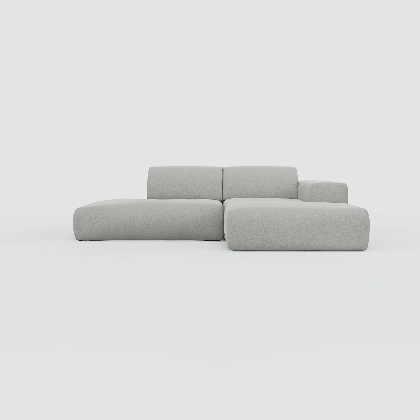 Pyllow Sofa Vegane Wolle Lichtgrau