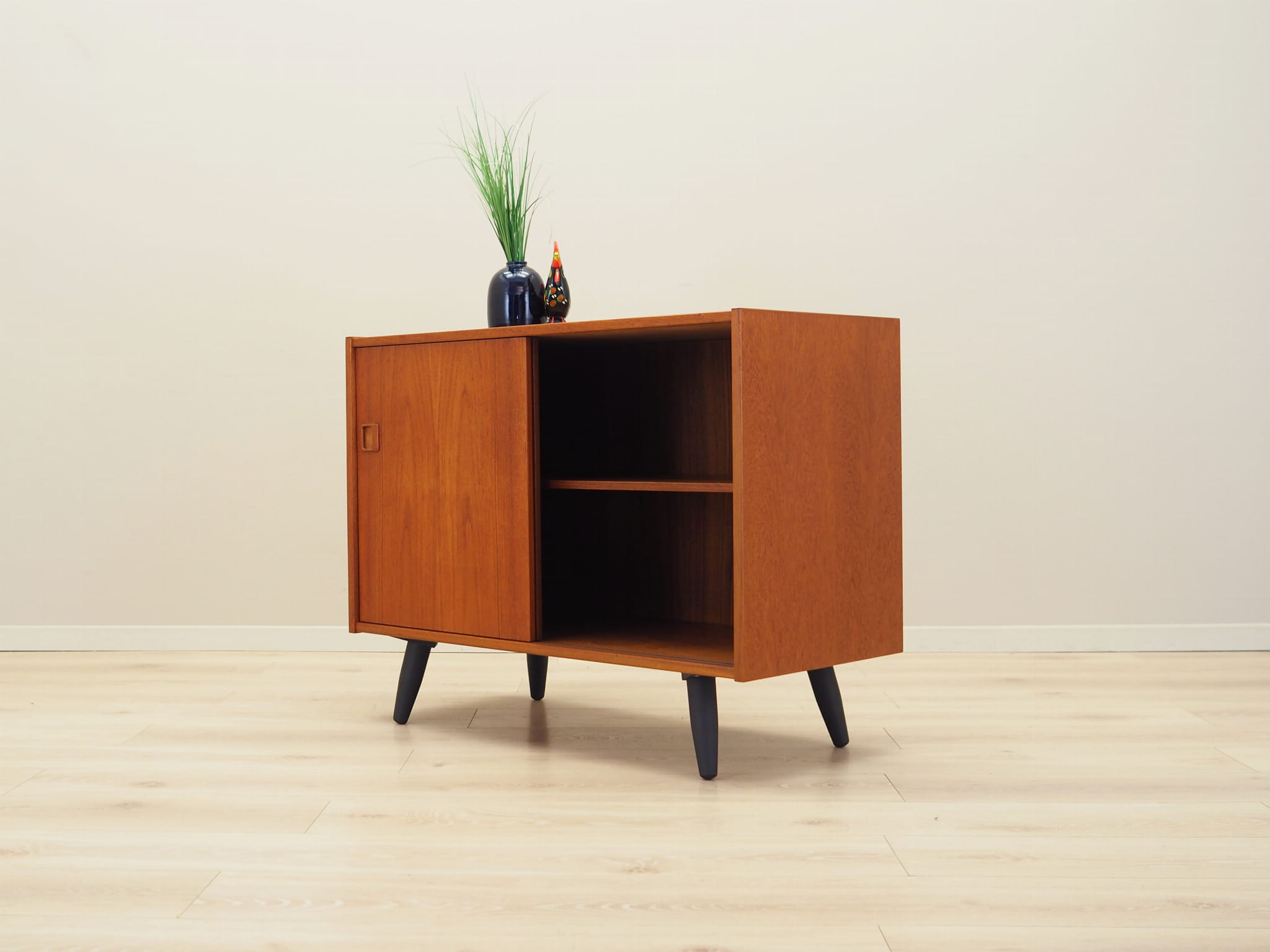 Vintage Schrank Teakholz Braun 1970er Jahre