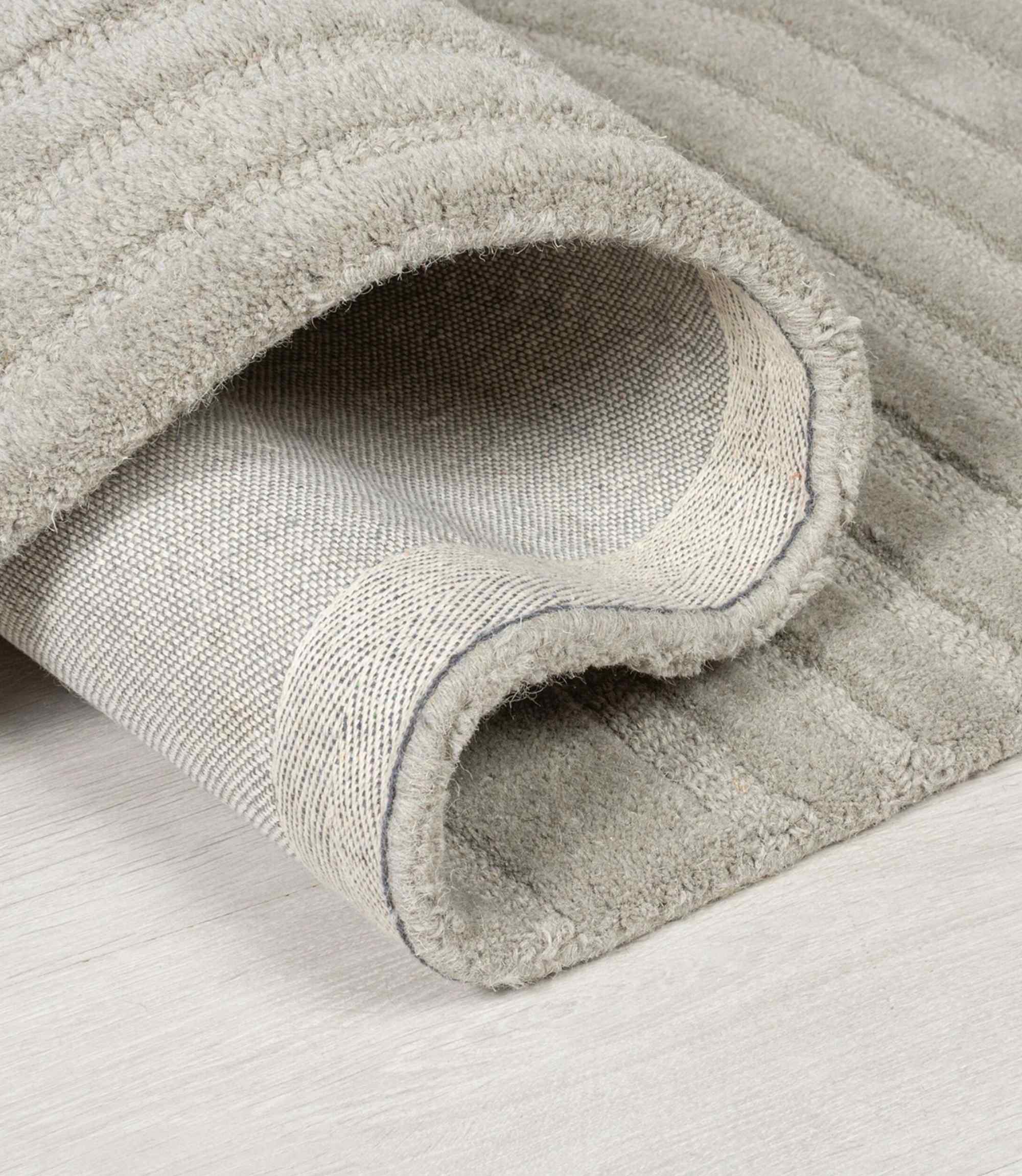 Wollteppich im Zen-Garten Design Beige 170x120