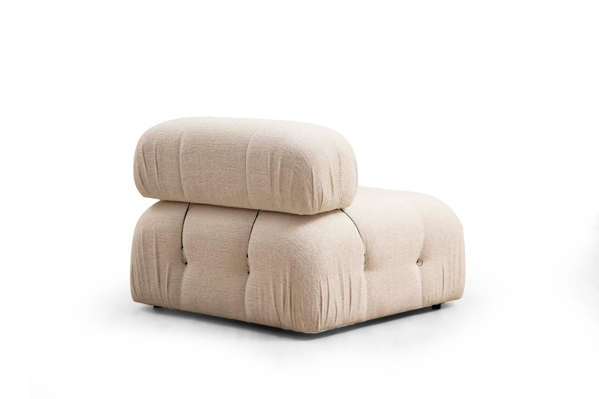 Sofa 3-Sitzer Bouclé Creme