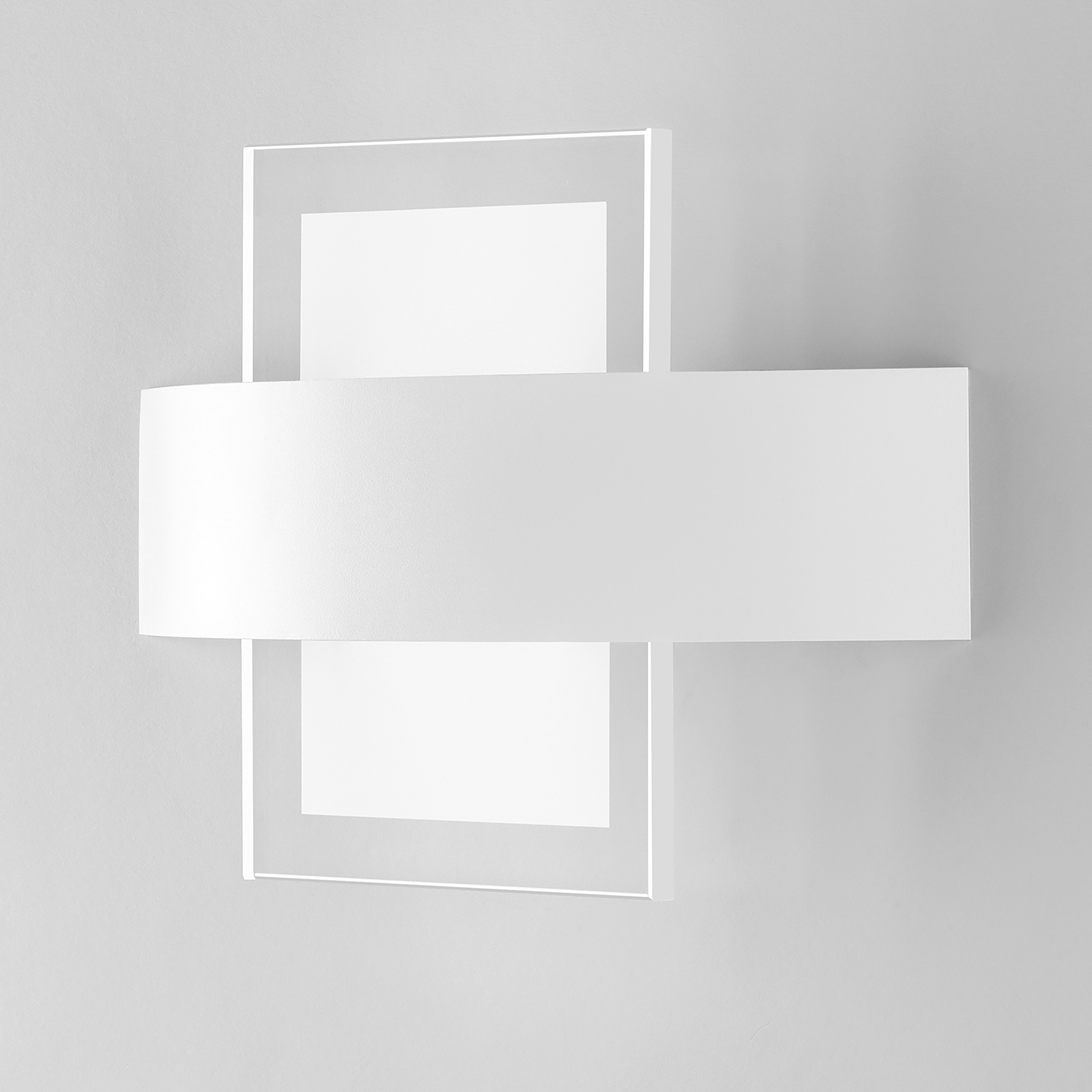LED Wandleuchte Tresor 1-Flammig Klarglas Aluminium