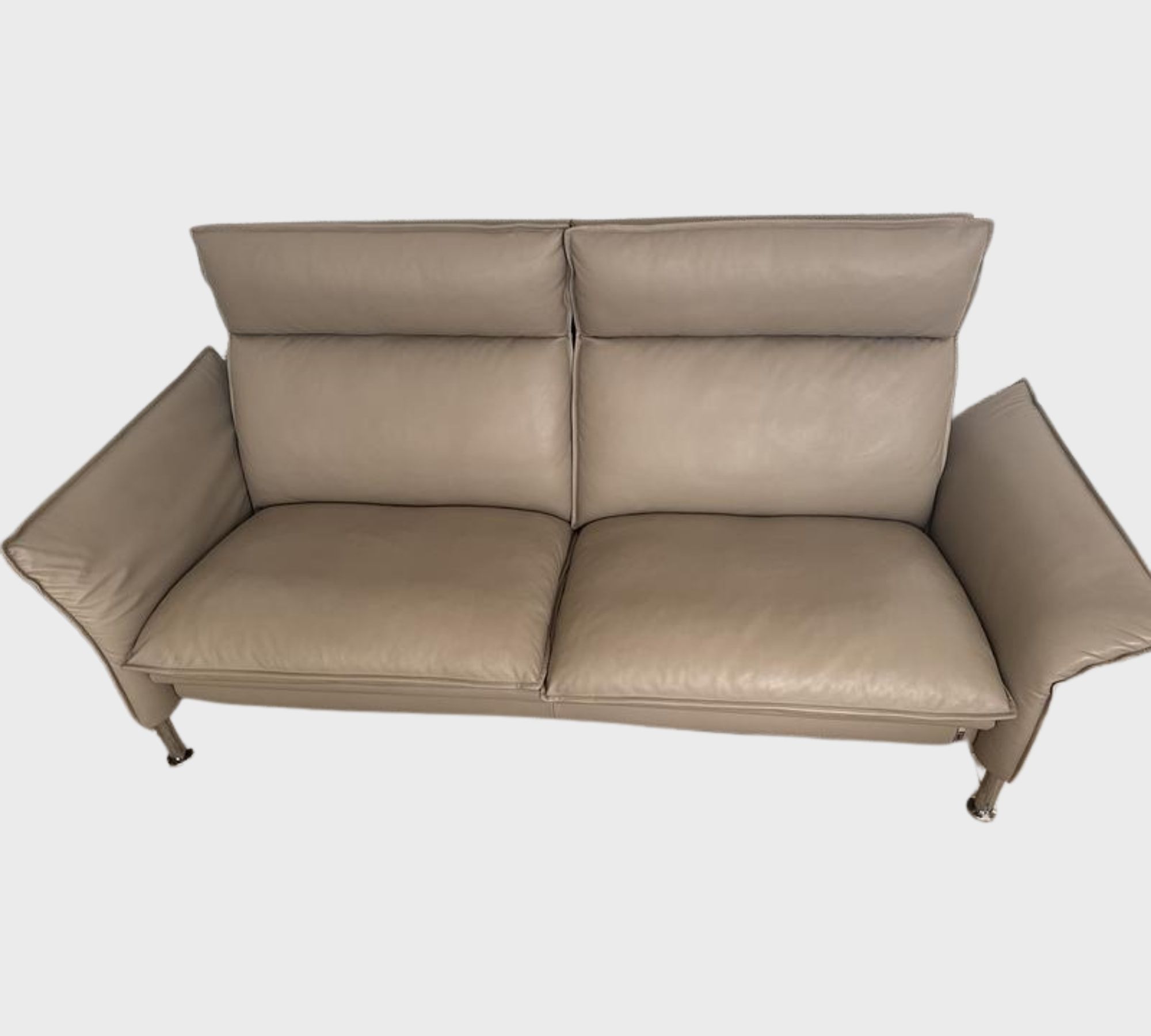 Sofa 2-Sitzer, 2,5-Sitzer & Relaxsessel Leder Beige