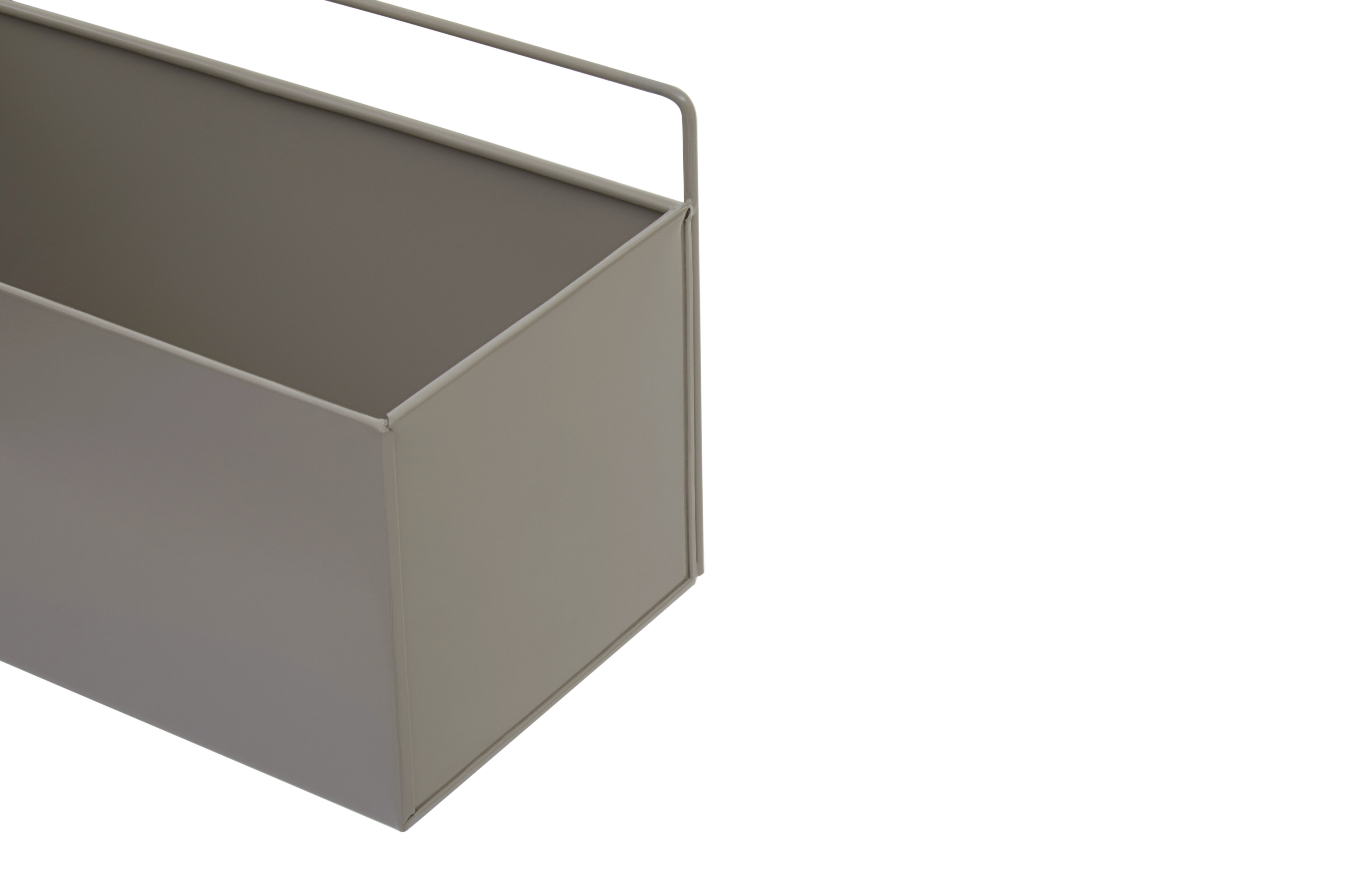Ascher Wand-Pflanzkasten Grau
