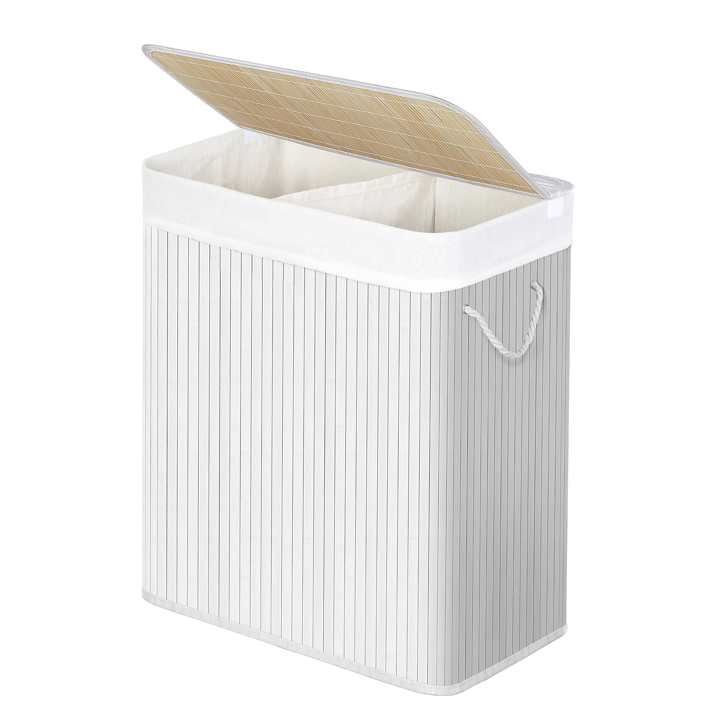 Ramenada Wäschekorb Baumwolle Weiß