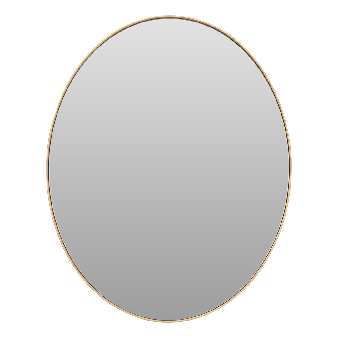 Helen Medium Gold Finish Oval Wandspiegel
