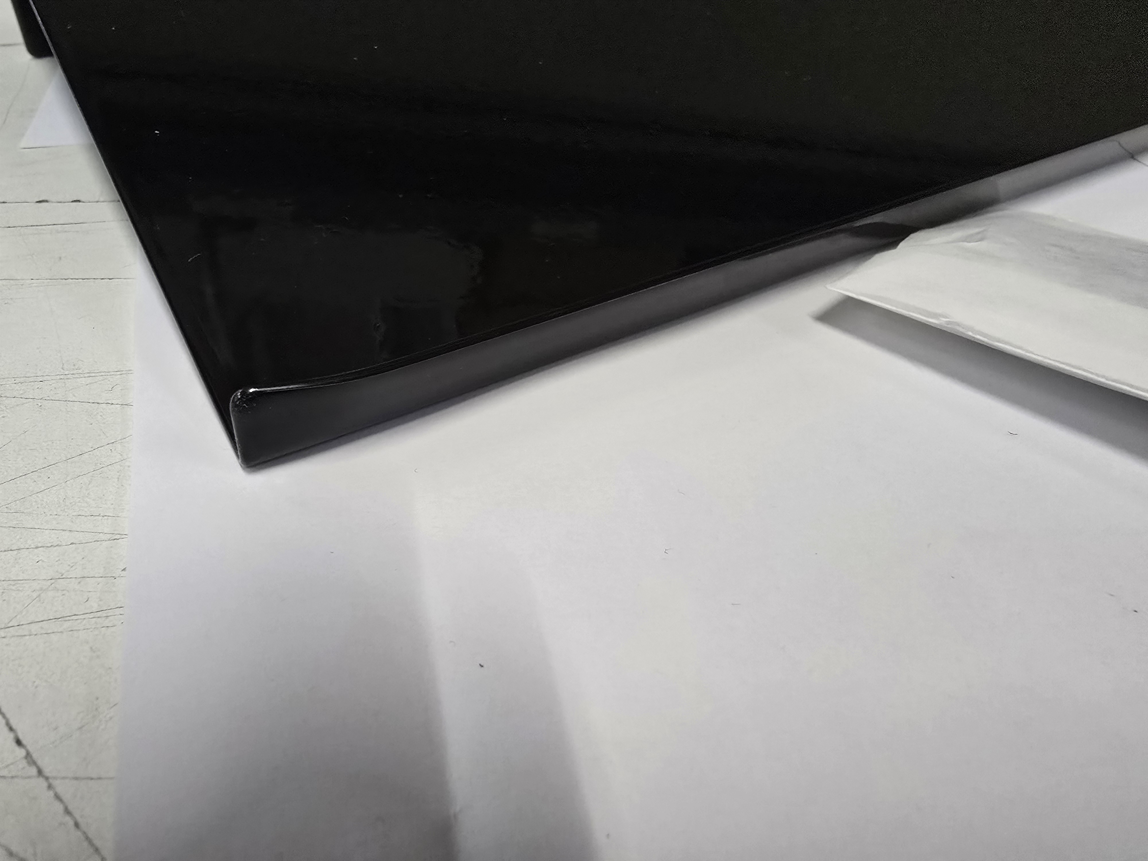 Shelf Large Steel Powder-coated Black