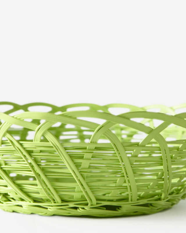 Bakkie Basket Metal Green