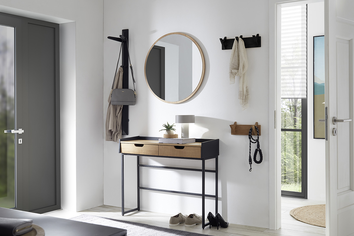 Woods Cross Spiegel Braun Ø 75cm