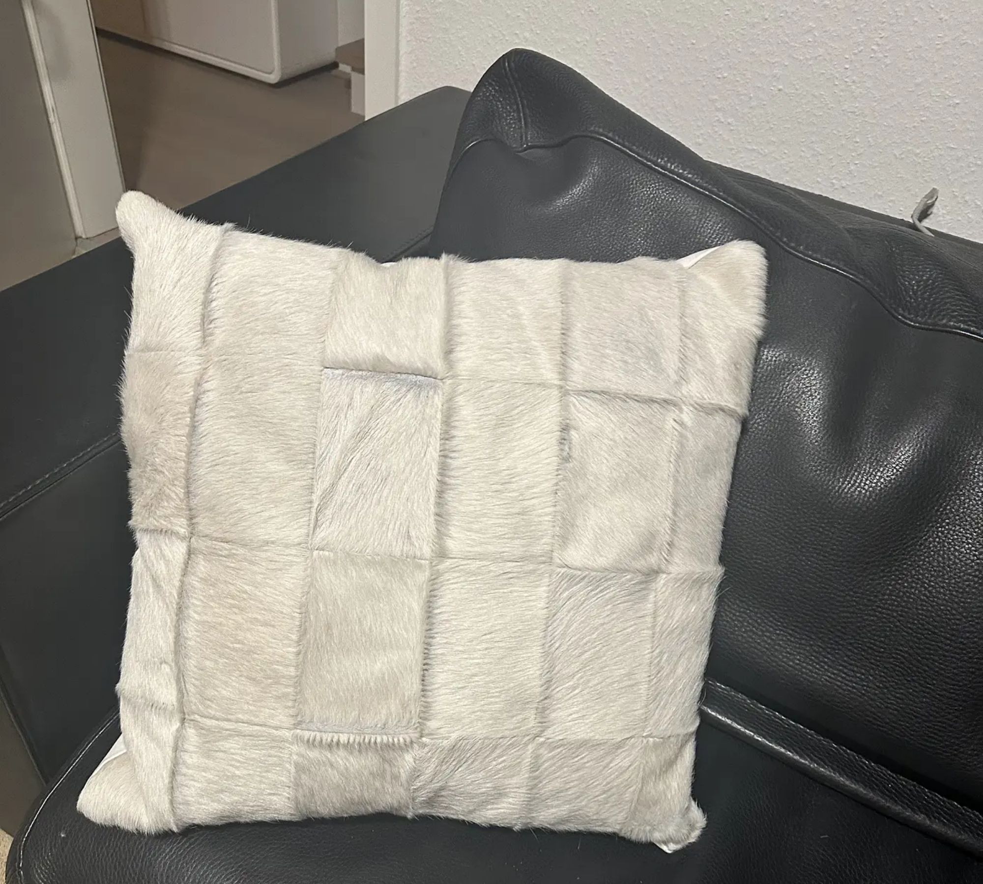 Budapest Sofa 3-Sitzer Leder Schwarz