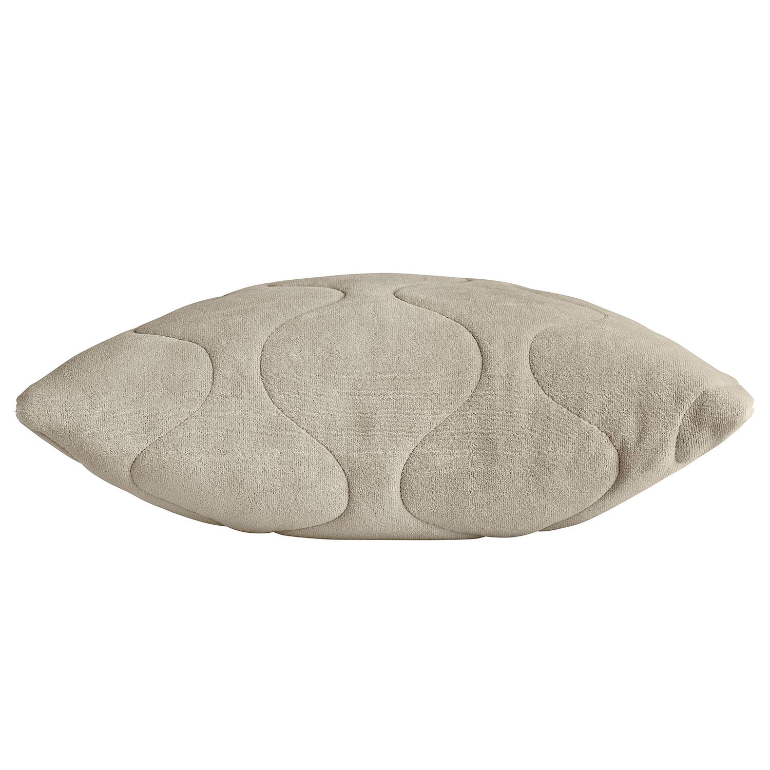 Nicky Kissenbezug Velours Beige 40 x 40 cm