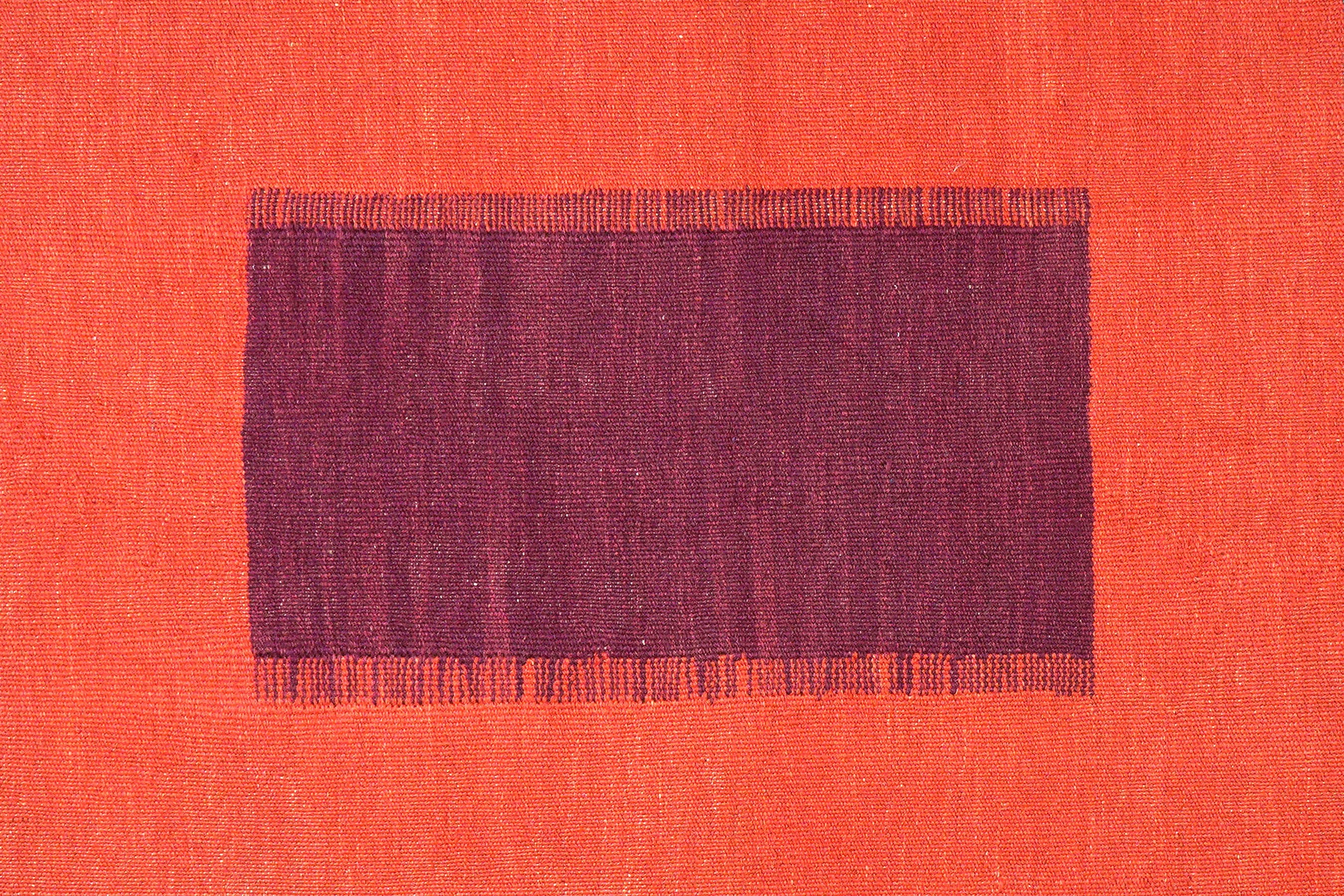 Kilim Gashgai Teppich Orange Blau