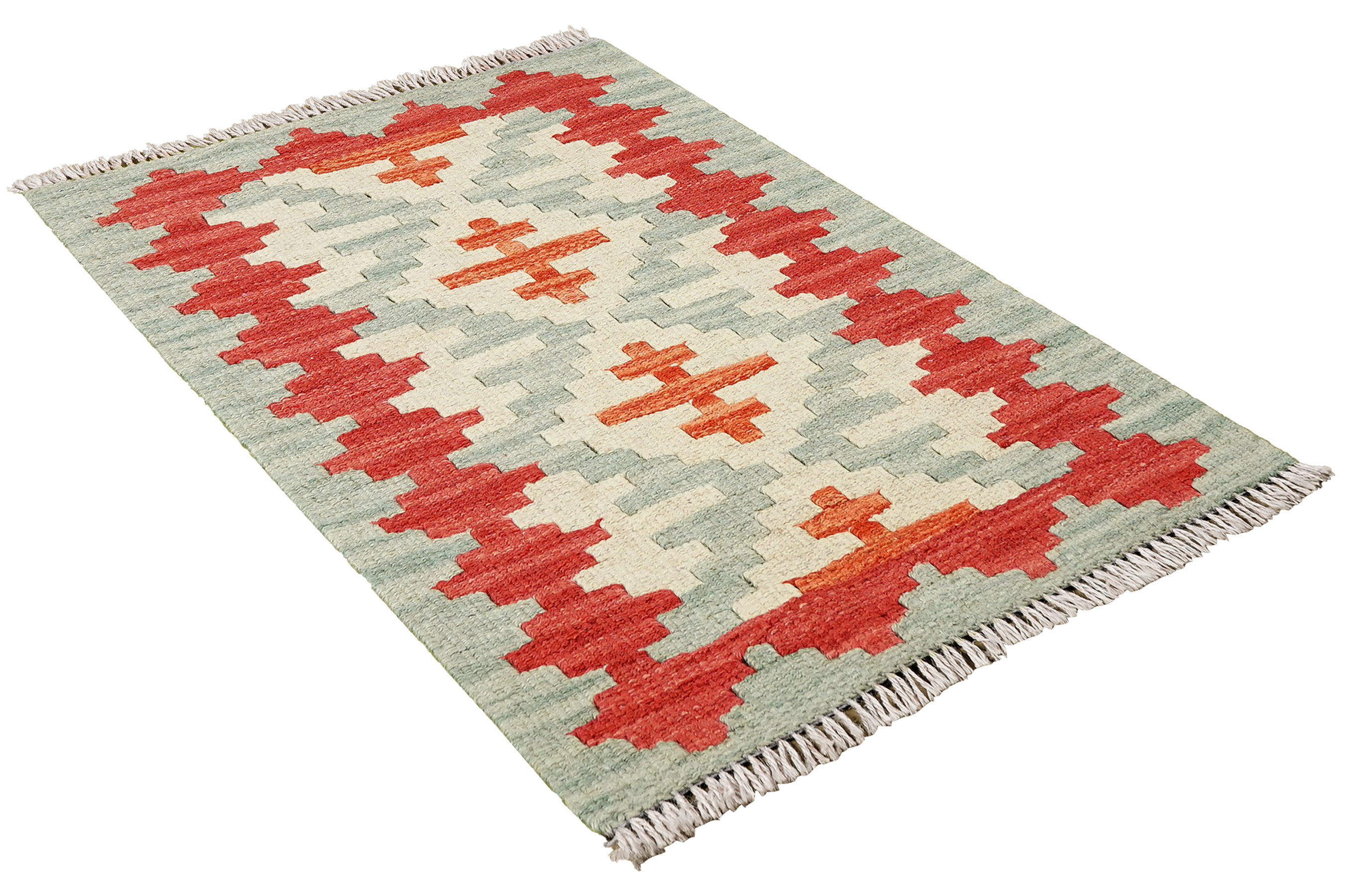 Kelim Gashgai Carpet Wool Multicolored