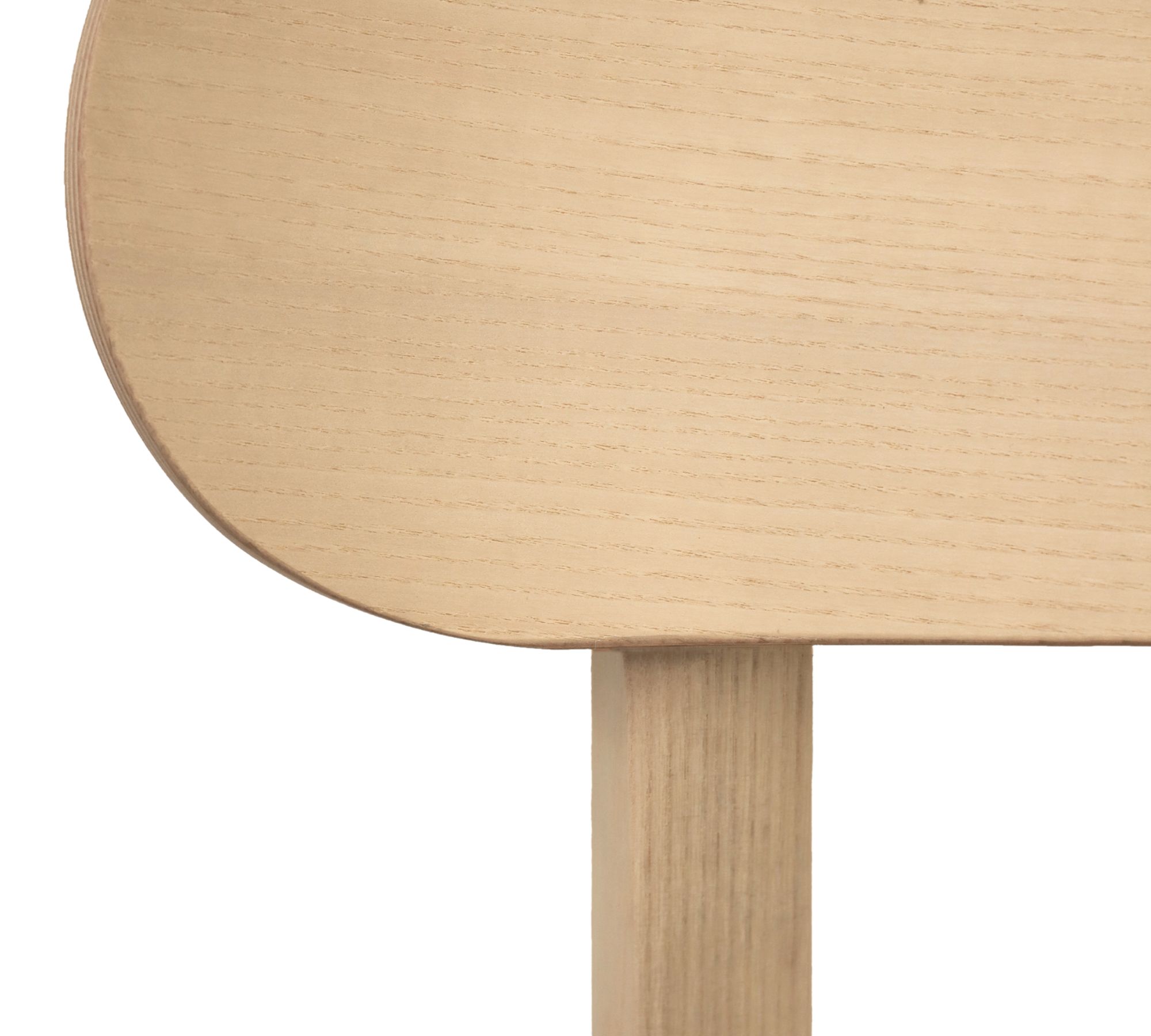 2x Gem Bar Stool Ash Wood Natural