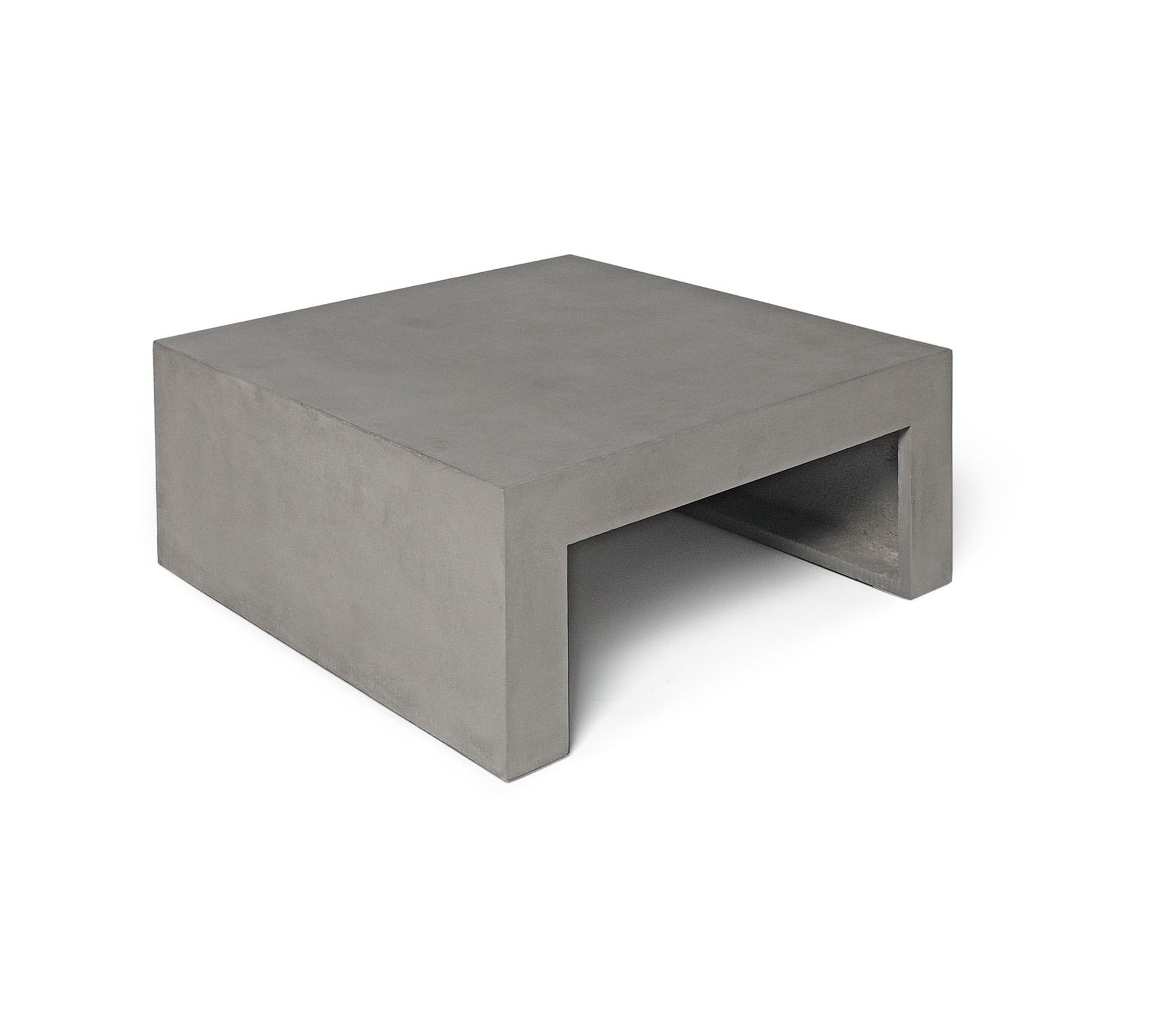 Dawn Beistelltisch Faserbeton Grau 70 cm