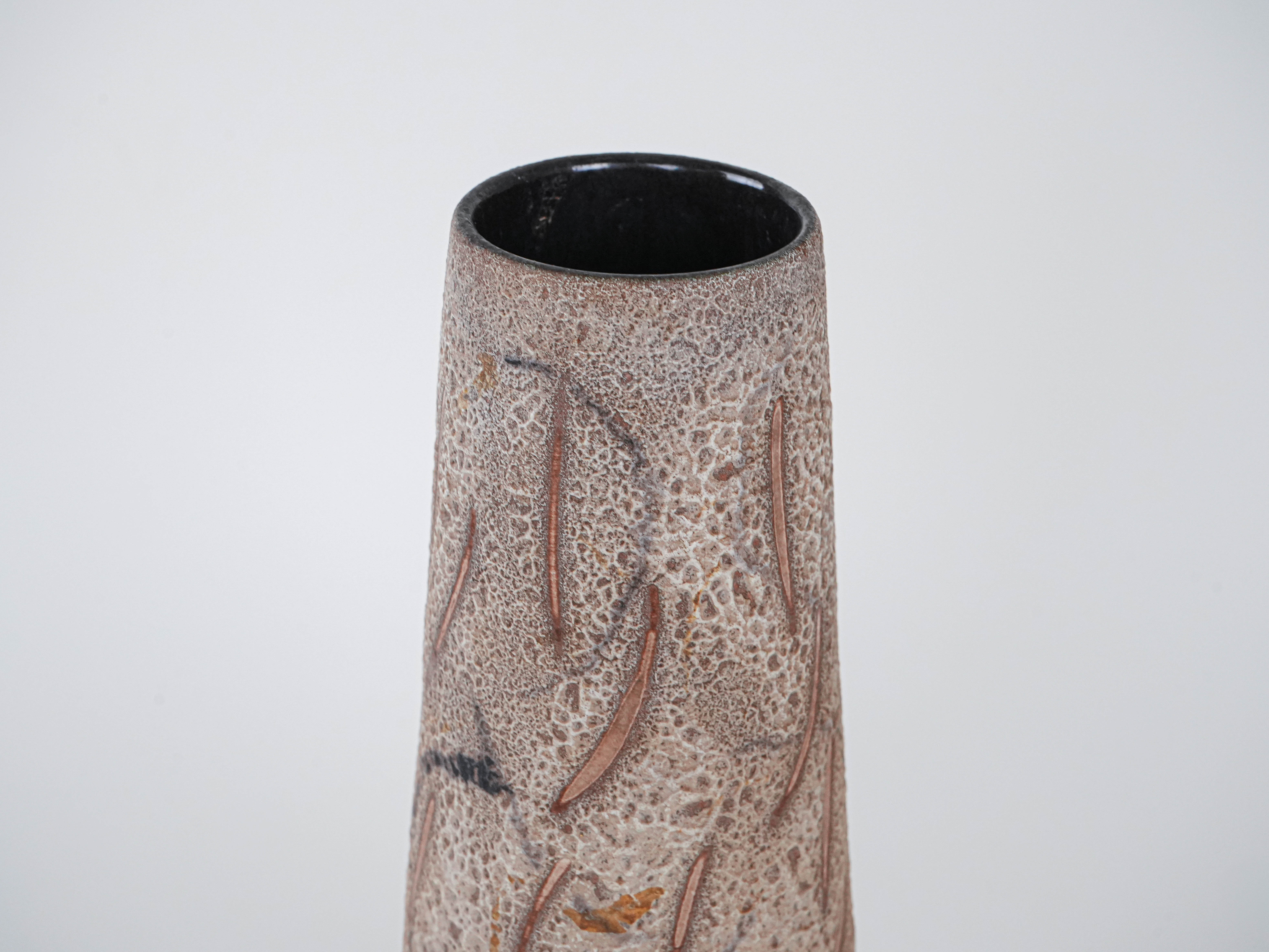 Keramik-Boho-Vase 1960er Jahre