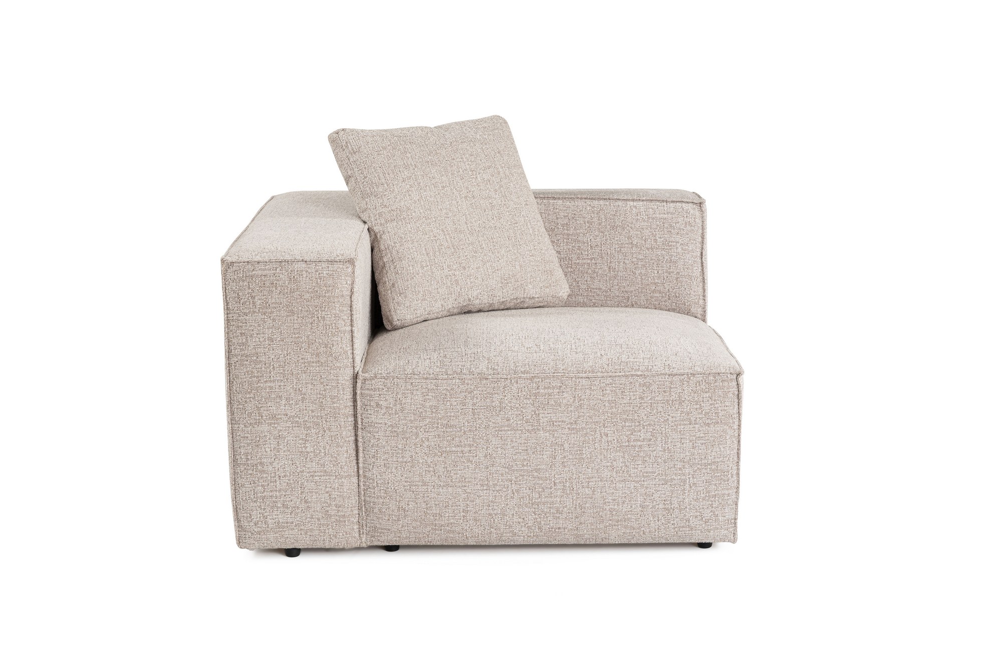 Emma Modulsofa Links 1-Sitzer  Mokka