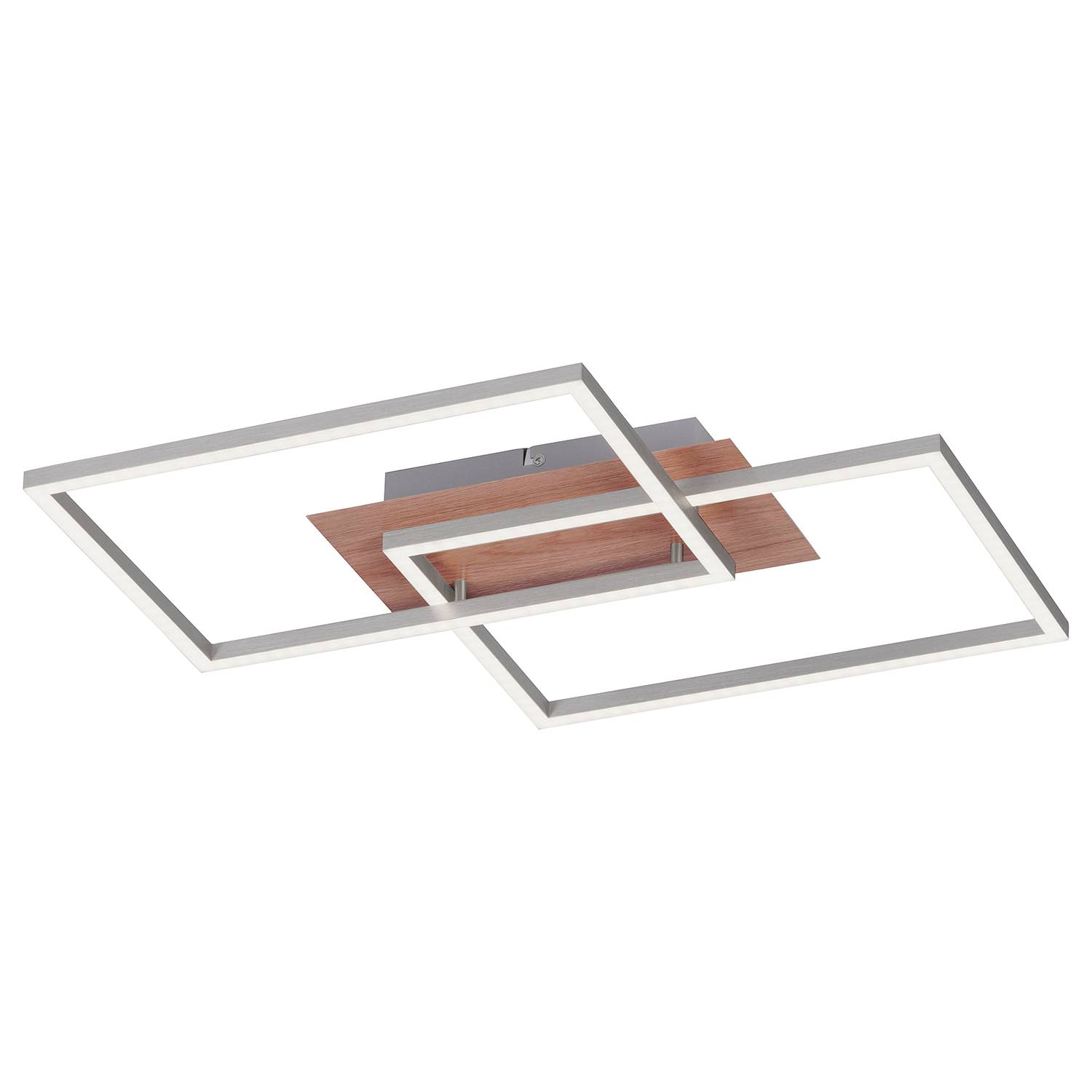 Iven III LED-Deckenleuchte Kunststoff Stahl 2-flammig