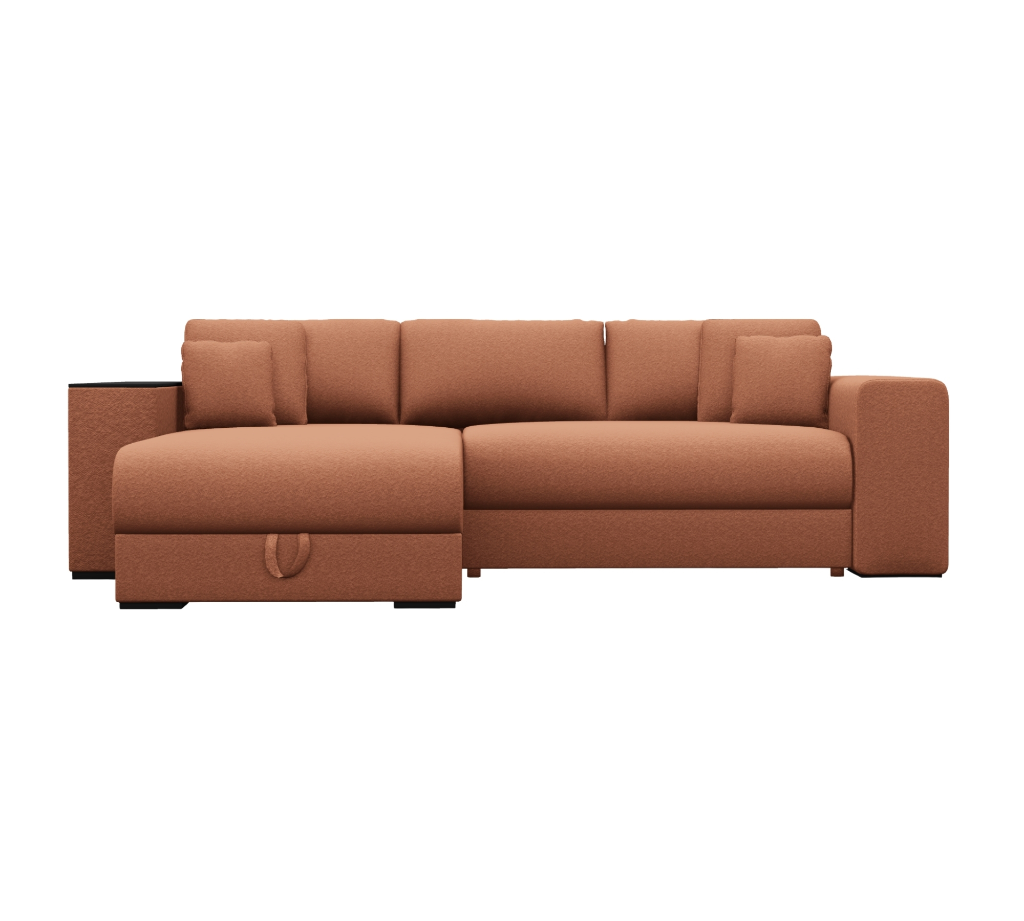 Björnen Schlafsofa Récamiere Links Baloo Rost 2078