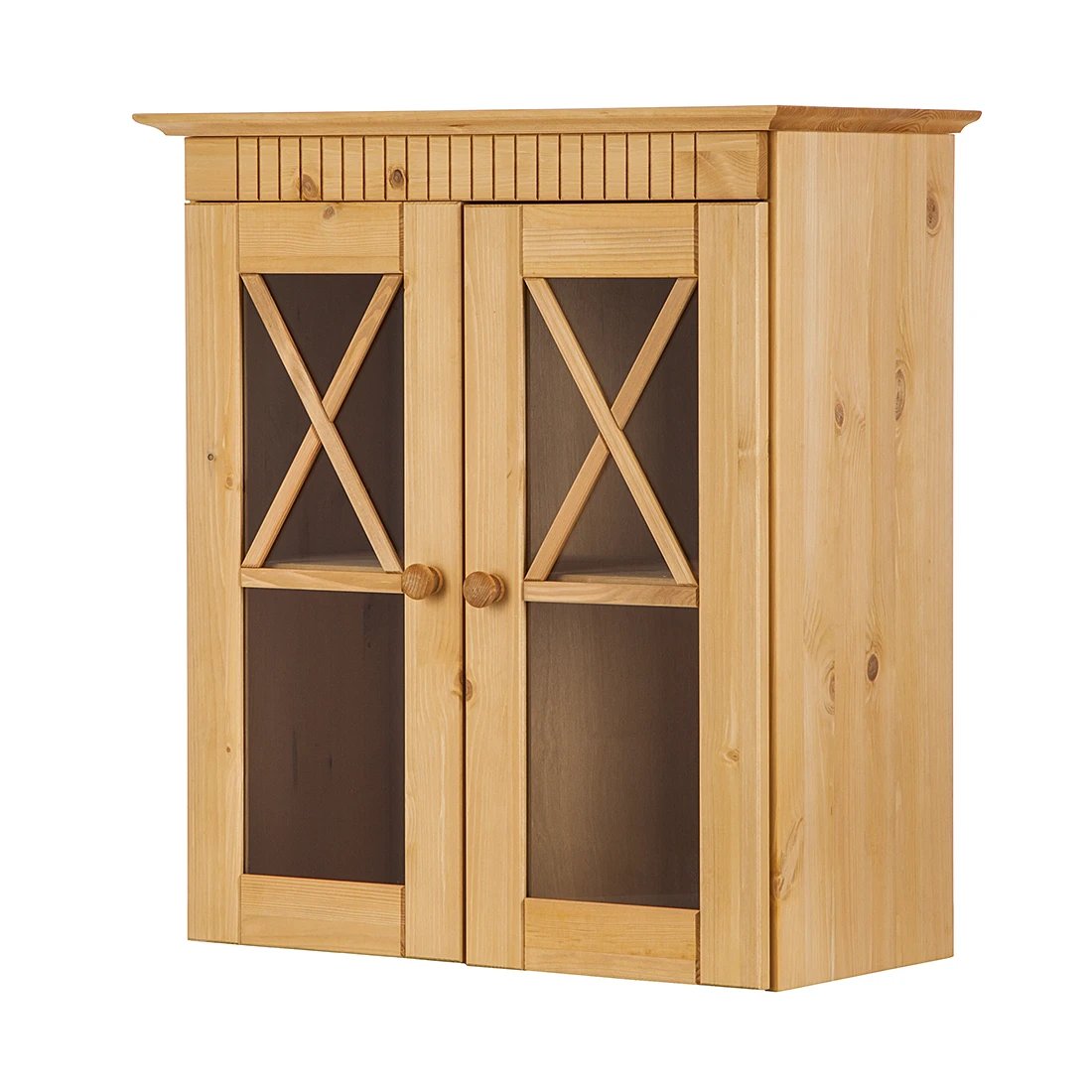Hängeschrank Holz Braun