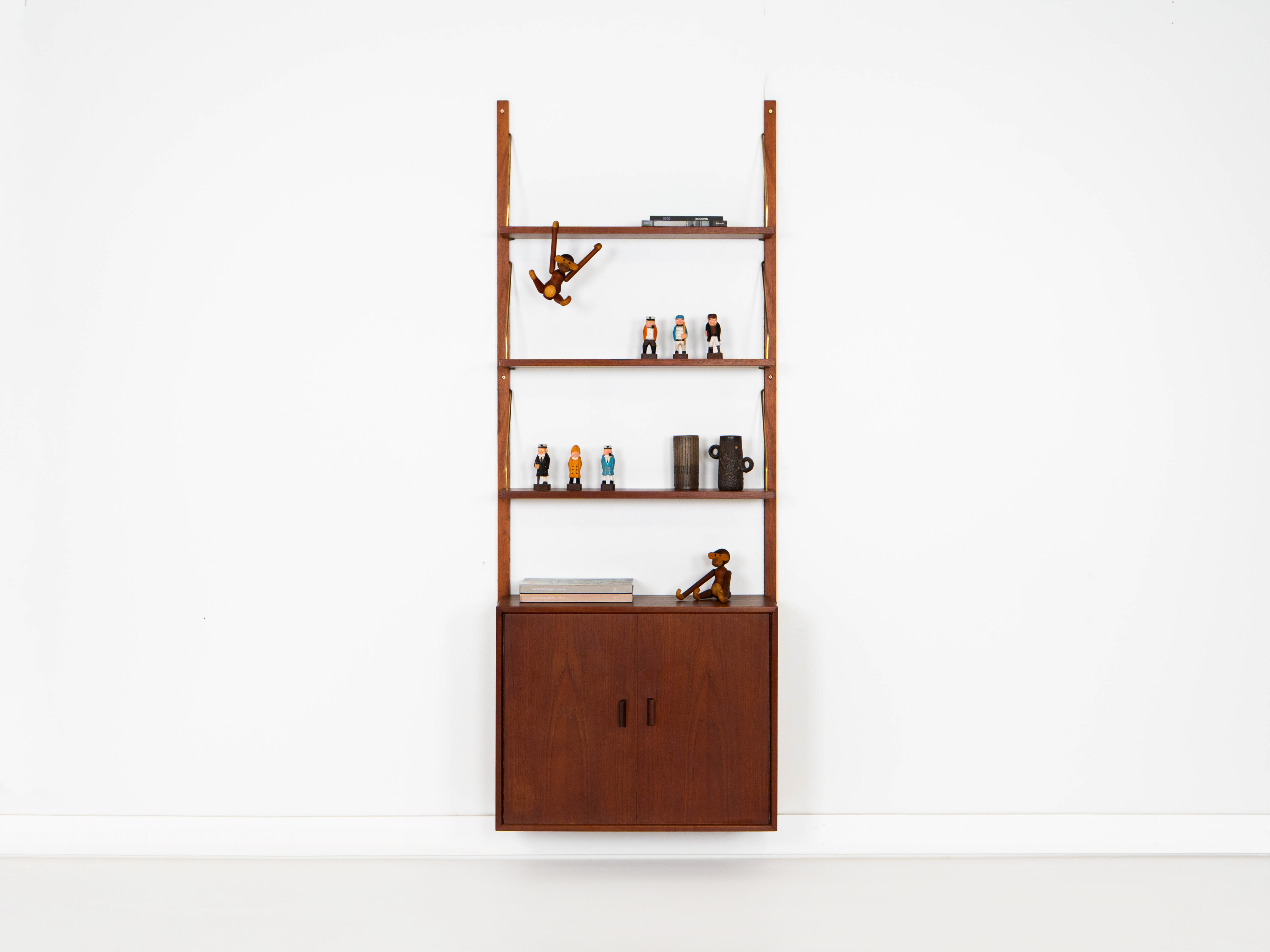 Vintage Teak Modulregal 1960er Jahre