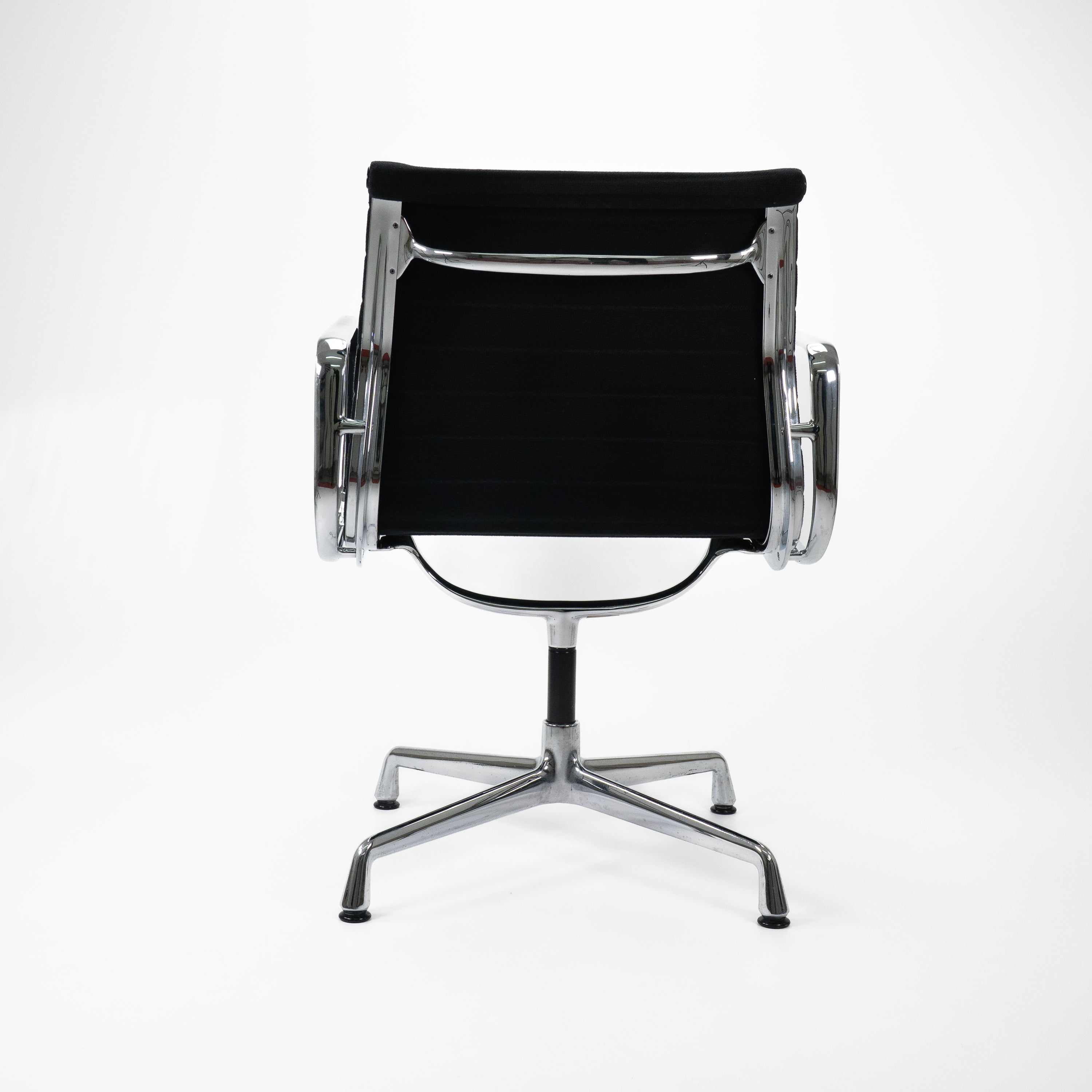 EA108 Office Chair Chrome Hopsack Black
