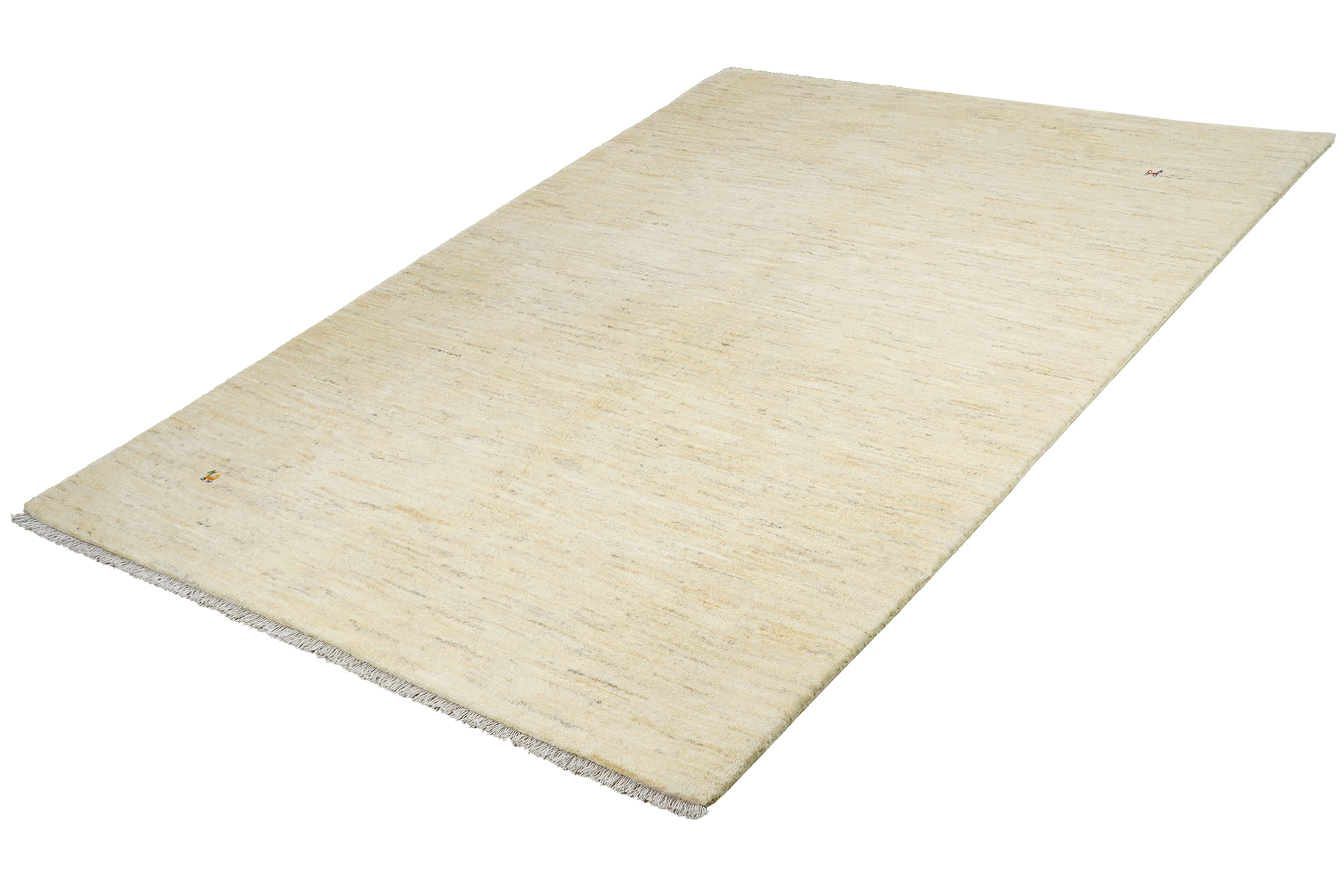 Rizbaf Gabbeh-Teppich Wolle Beige