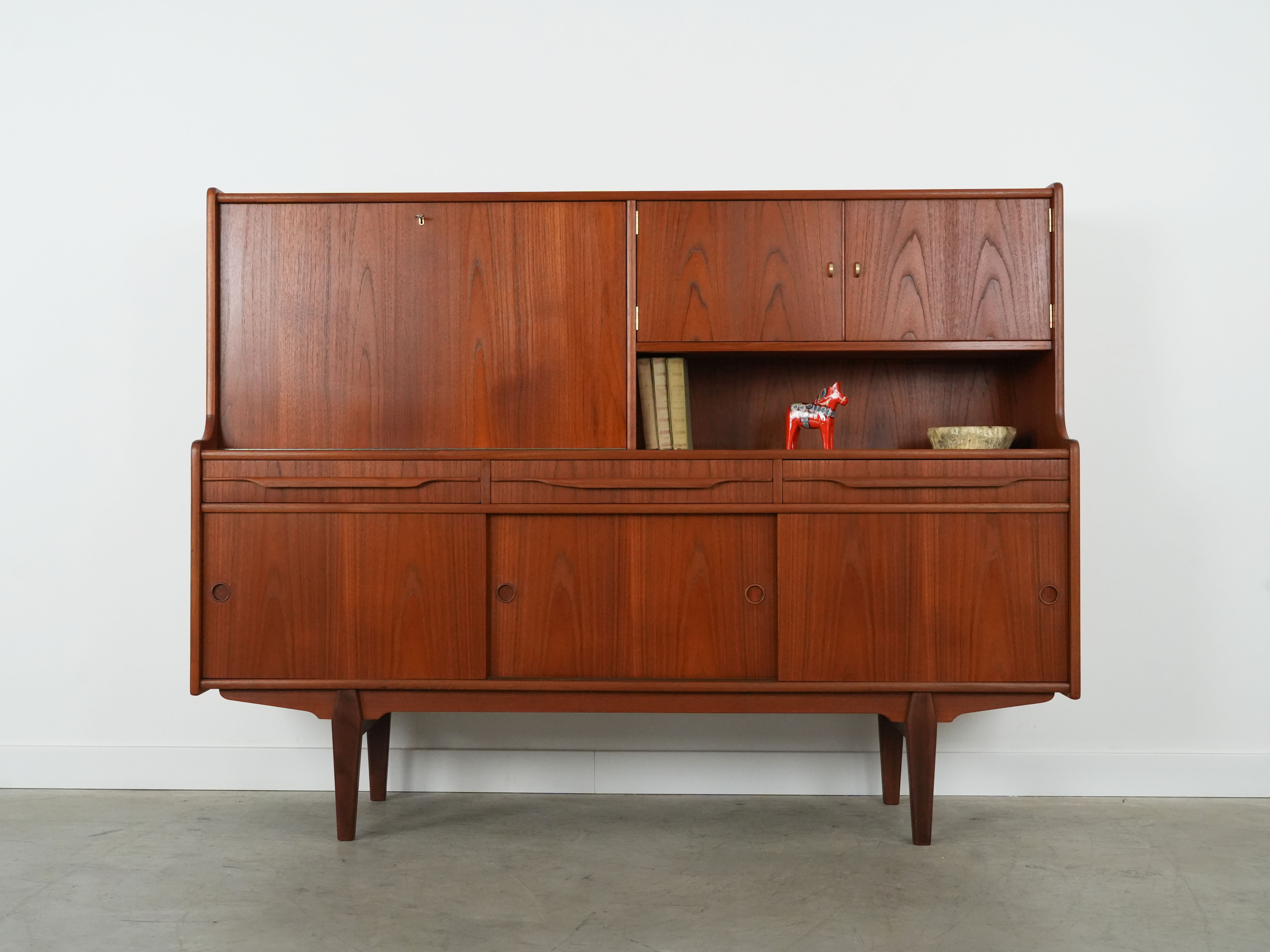 Highboard Teakholz 1960er Jahre