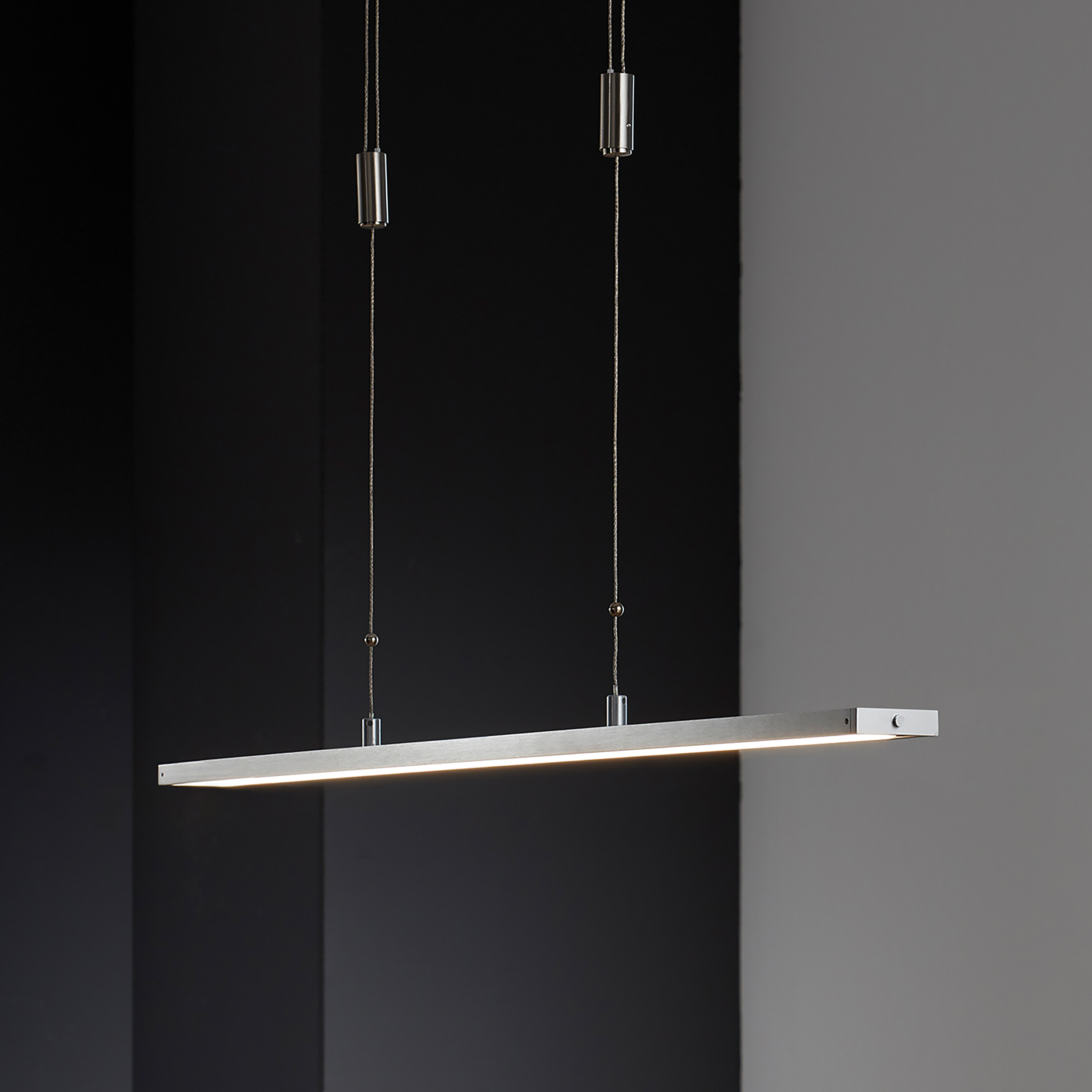 1-Flammig LED-Pendelleuchte Metz Eisen