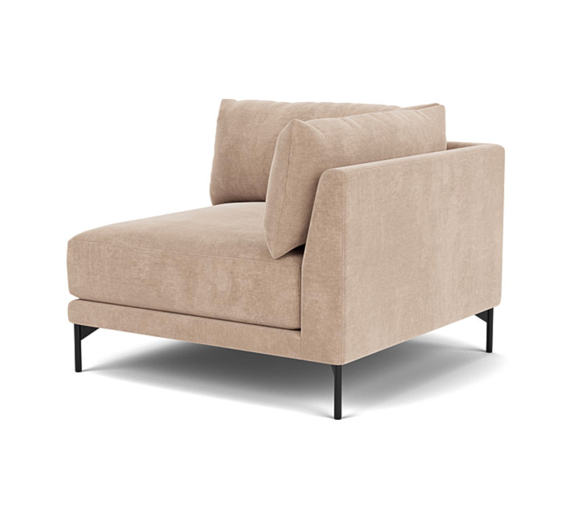 Vincent 1-seater corner module Left Danny Cream