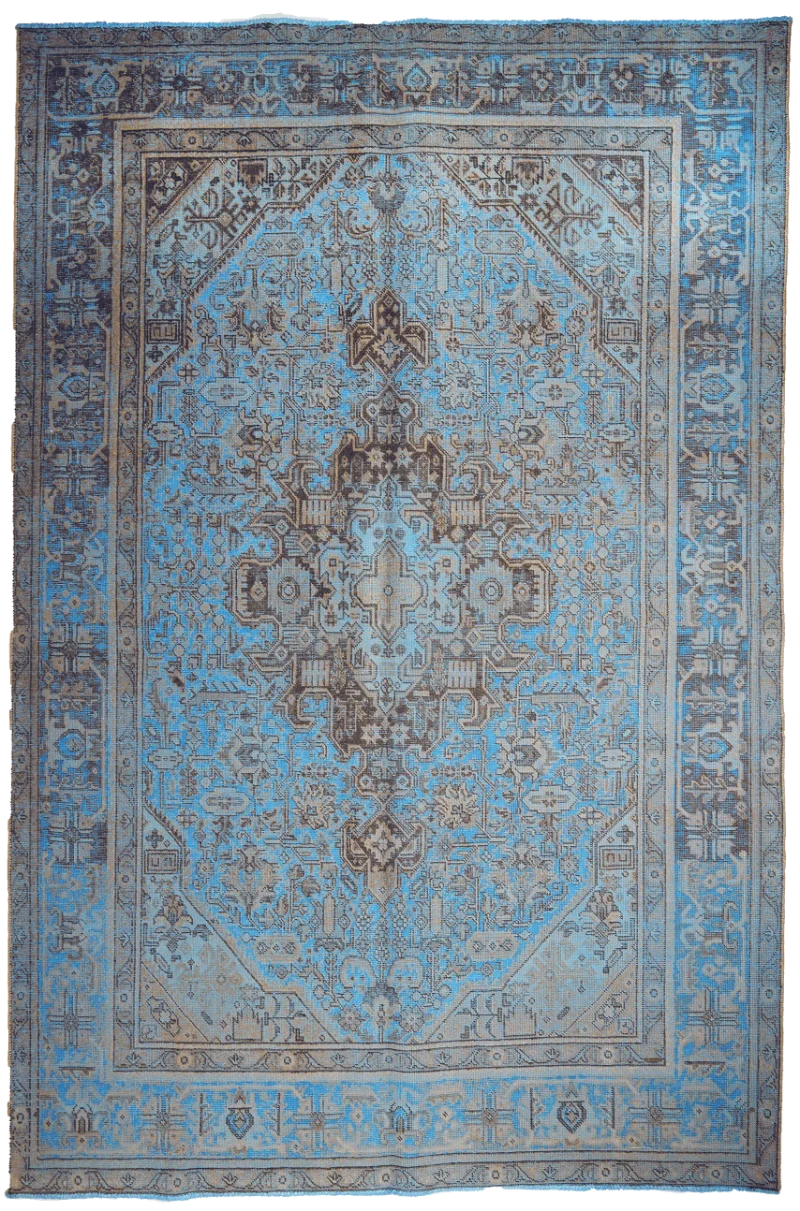 Vintage Teppich Blau