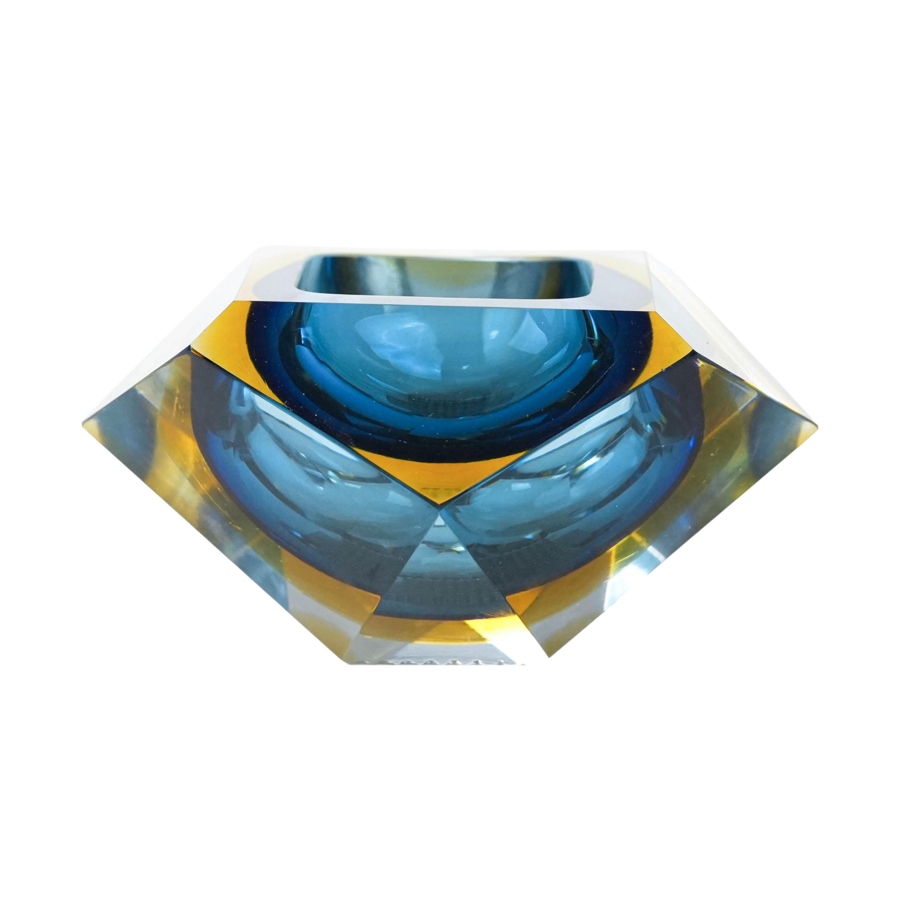 Bowl Murano glass Multicolored 1960s