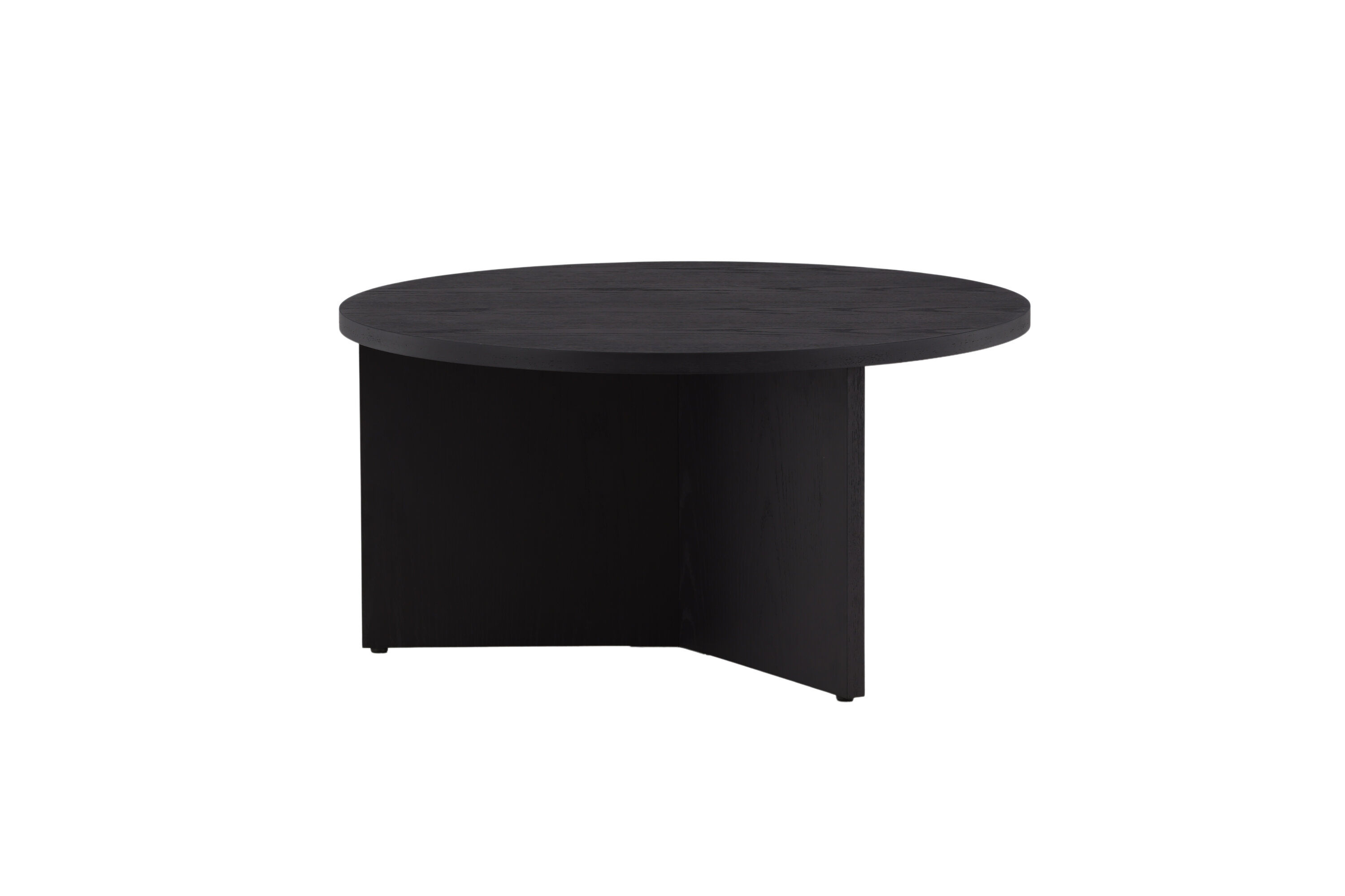 Saltö Sofatisch Holz Schwarz Ø65cm