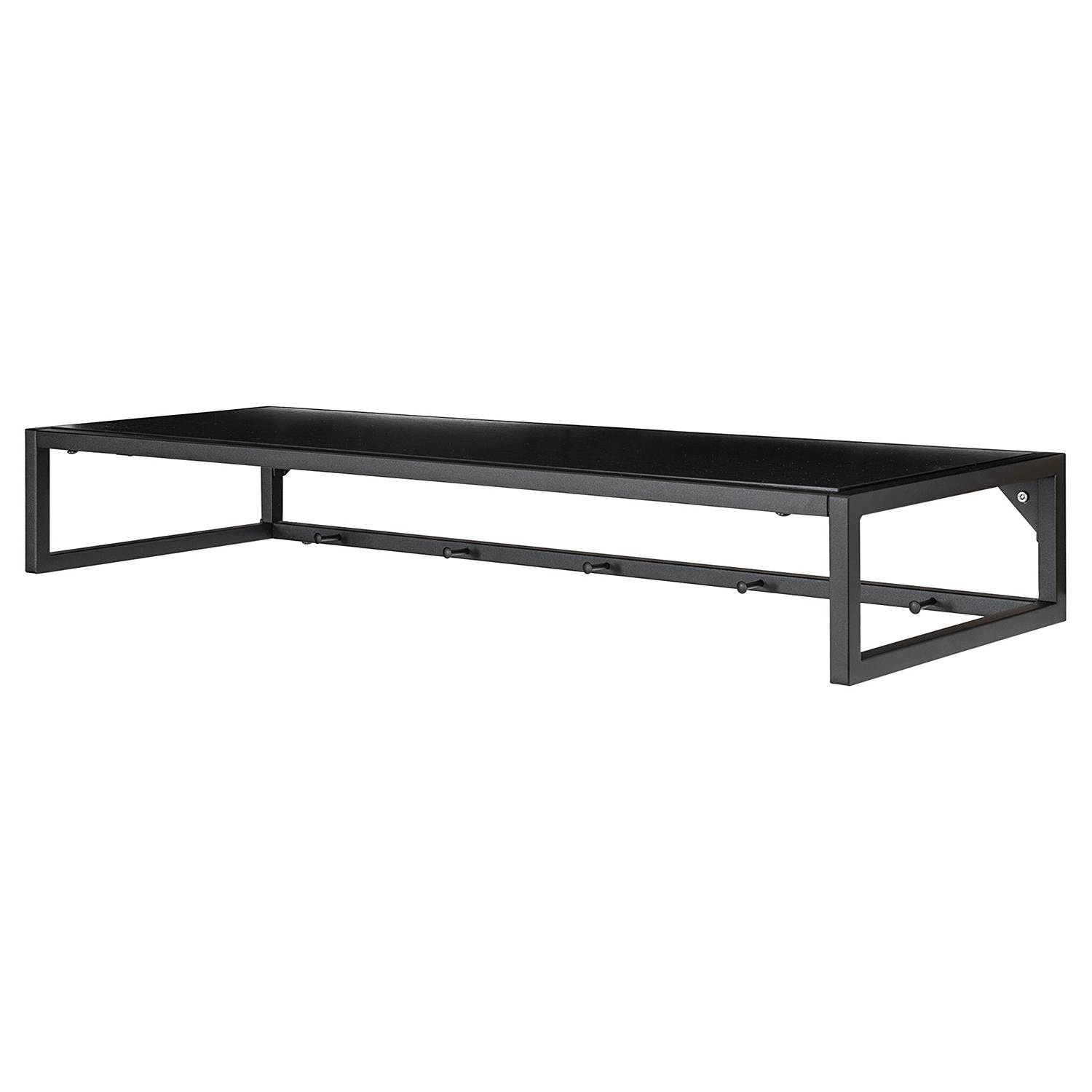 Wandgarderobe Tiva Metall Schwarz