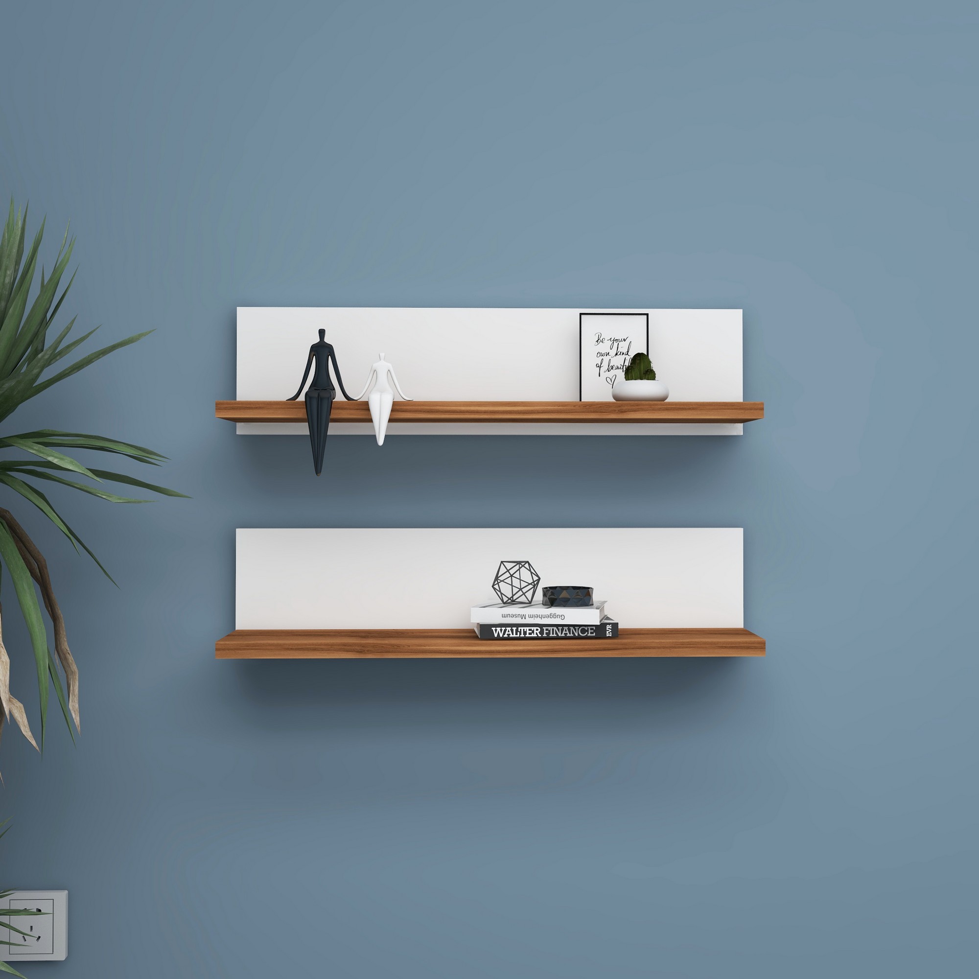 Shelf
Wooden veneer shelf
White
