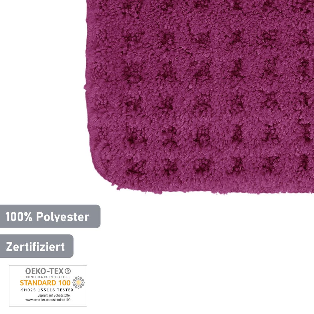 Microfaser Badematte Berry 50 x 80 cm