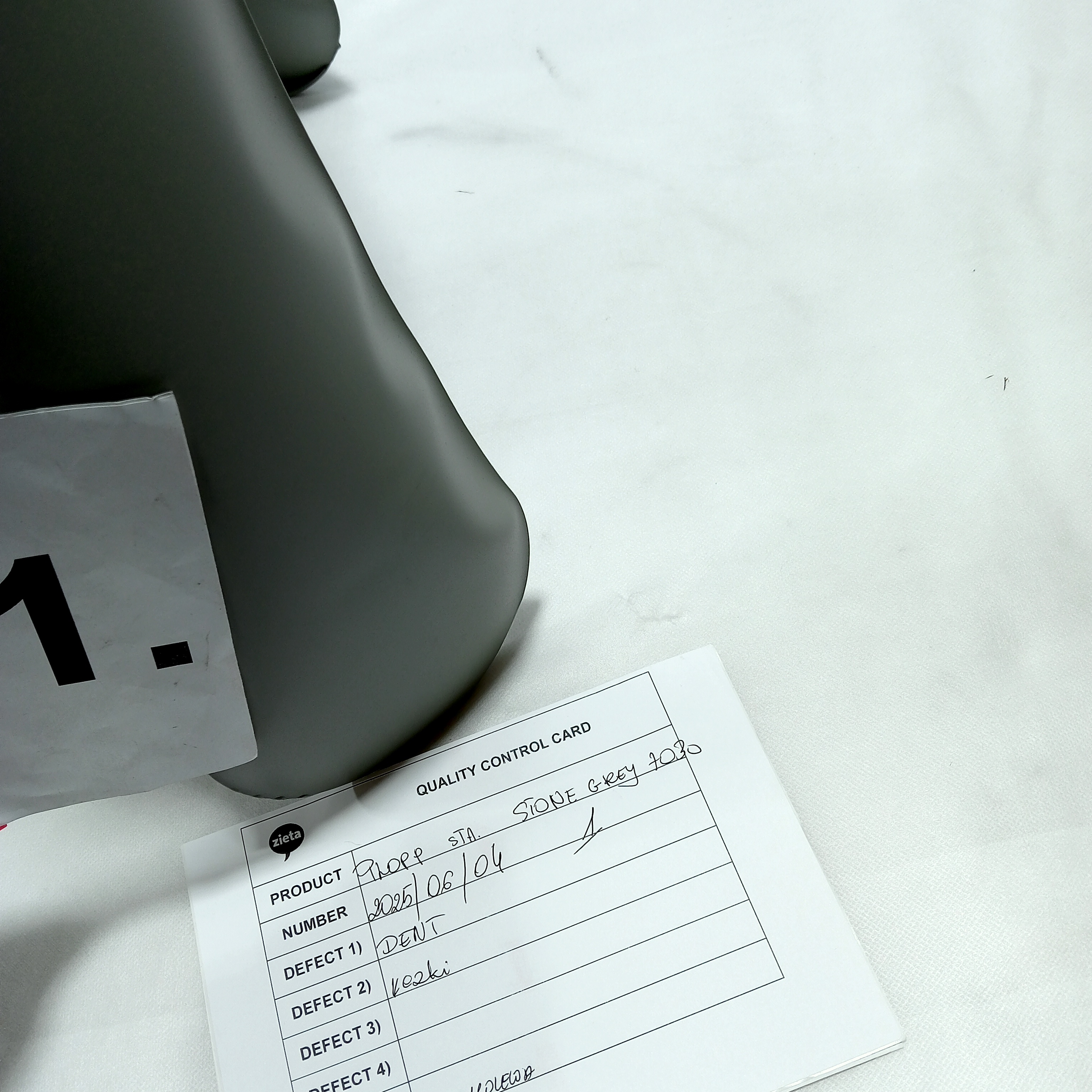 Plopp Standard Sgabello Acciaio Grigio pietra RAL 7030