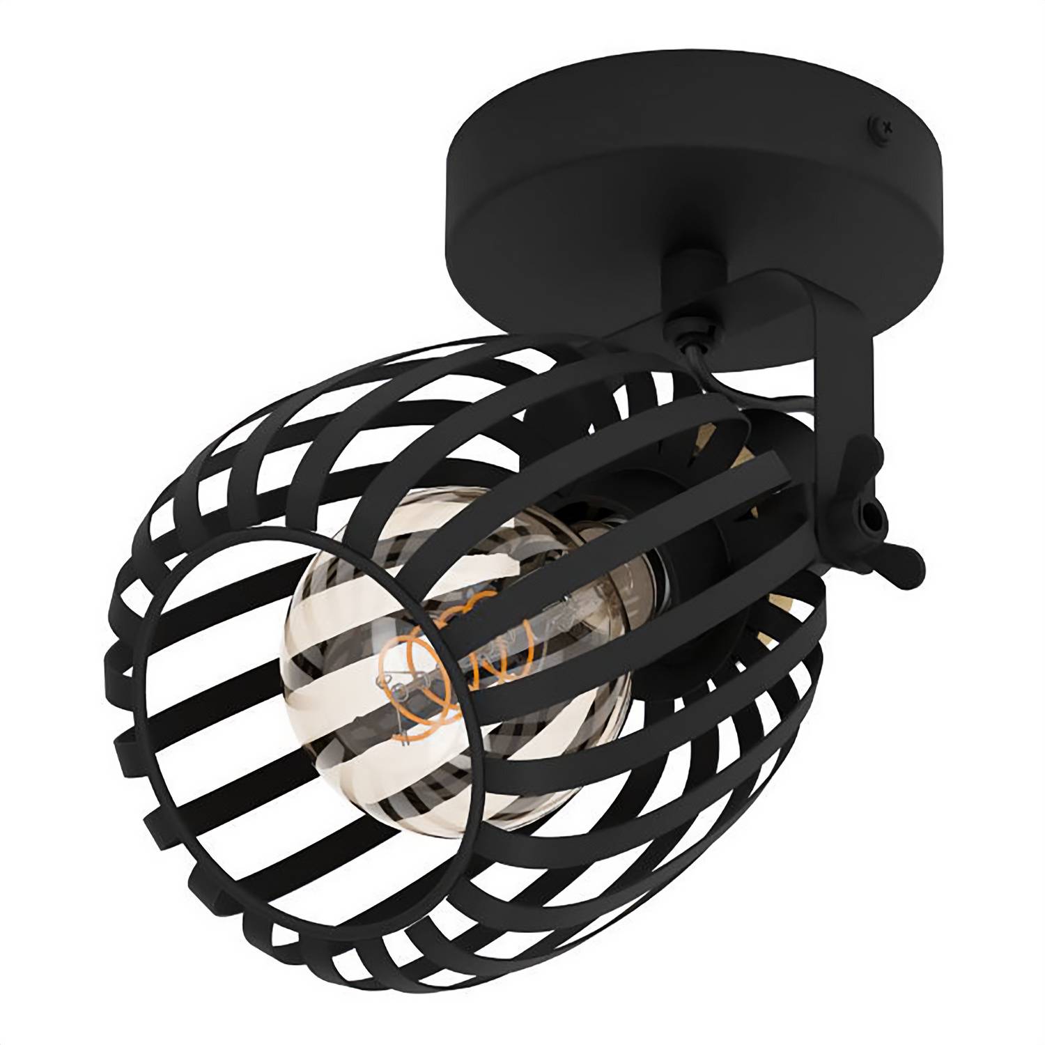 Girona Ceiling Lamp Steel 1-light