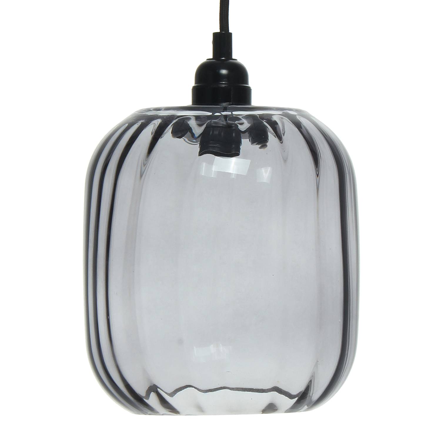 Gloria 125 Hängeleuchte 1-flammig Glas Grau