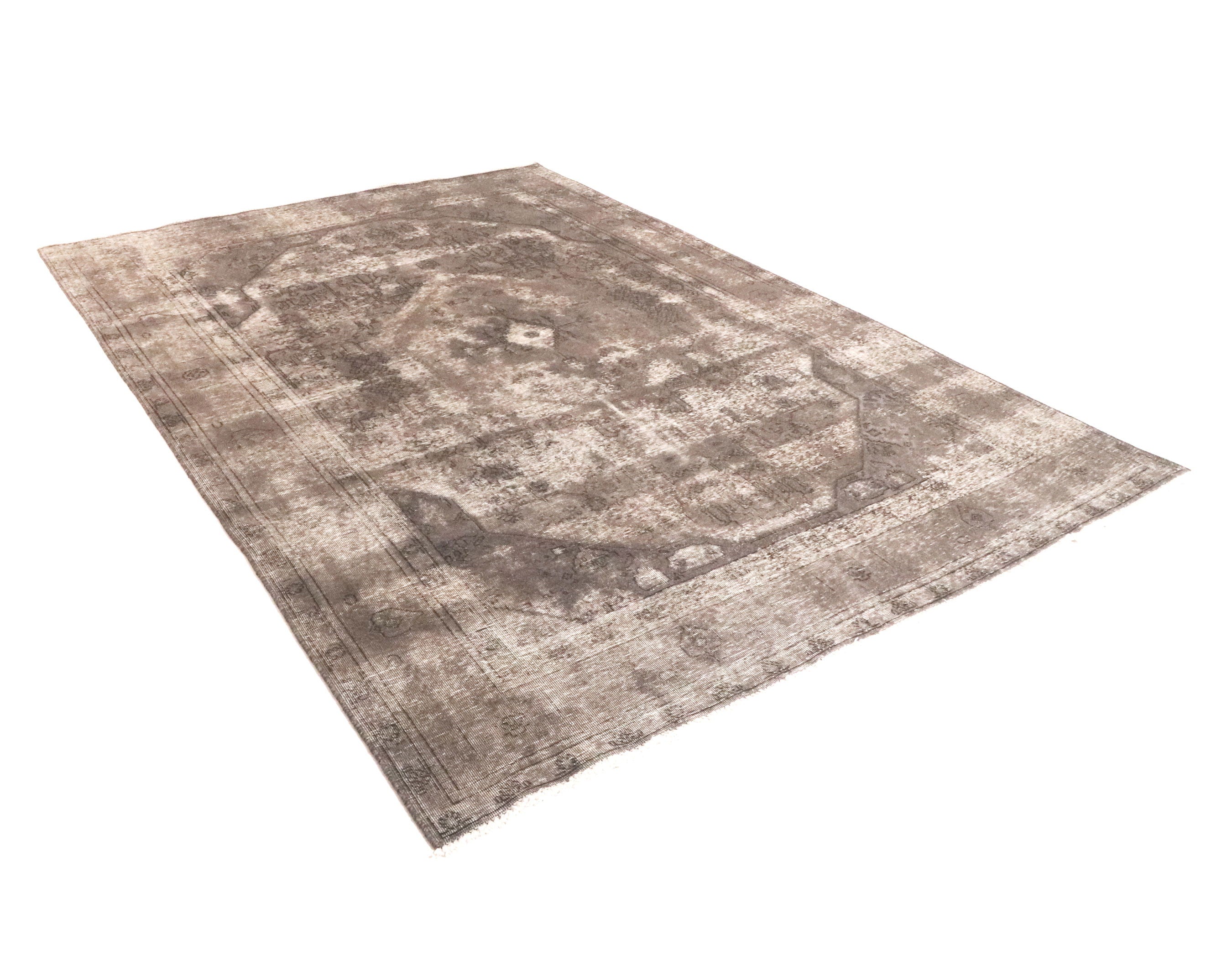 Vintage Teppich Wolle Mehrfarbig