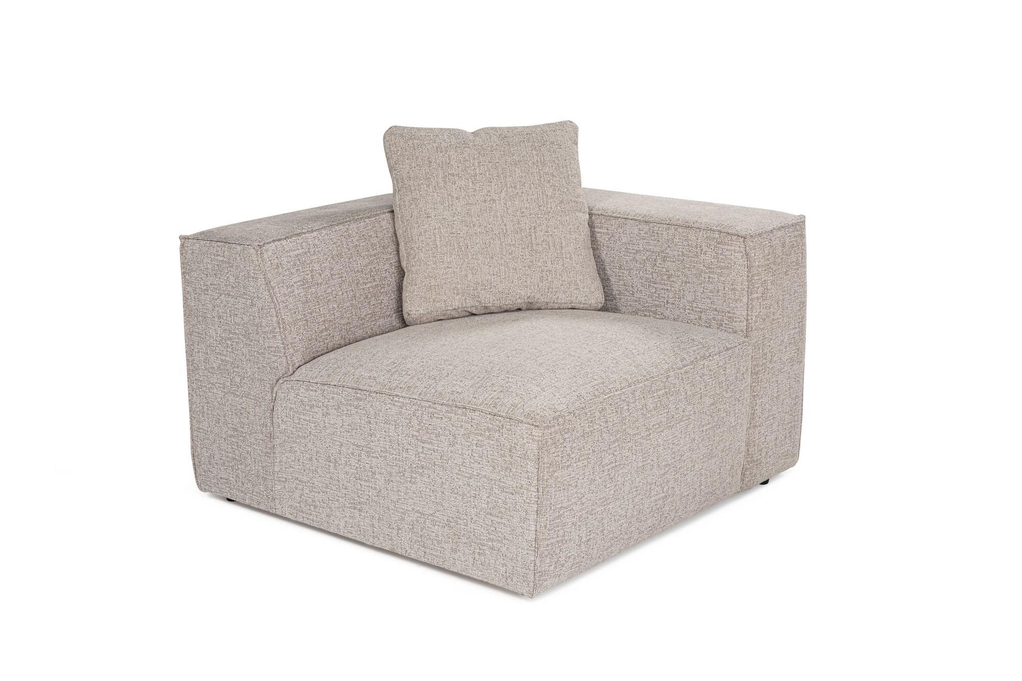 Emma Modulsofa Links 1-Sitzer  Mokka