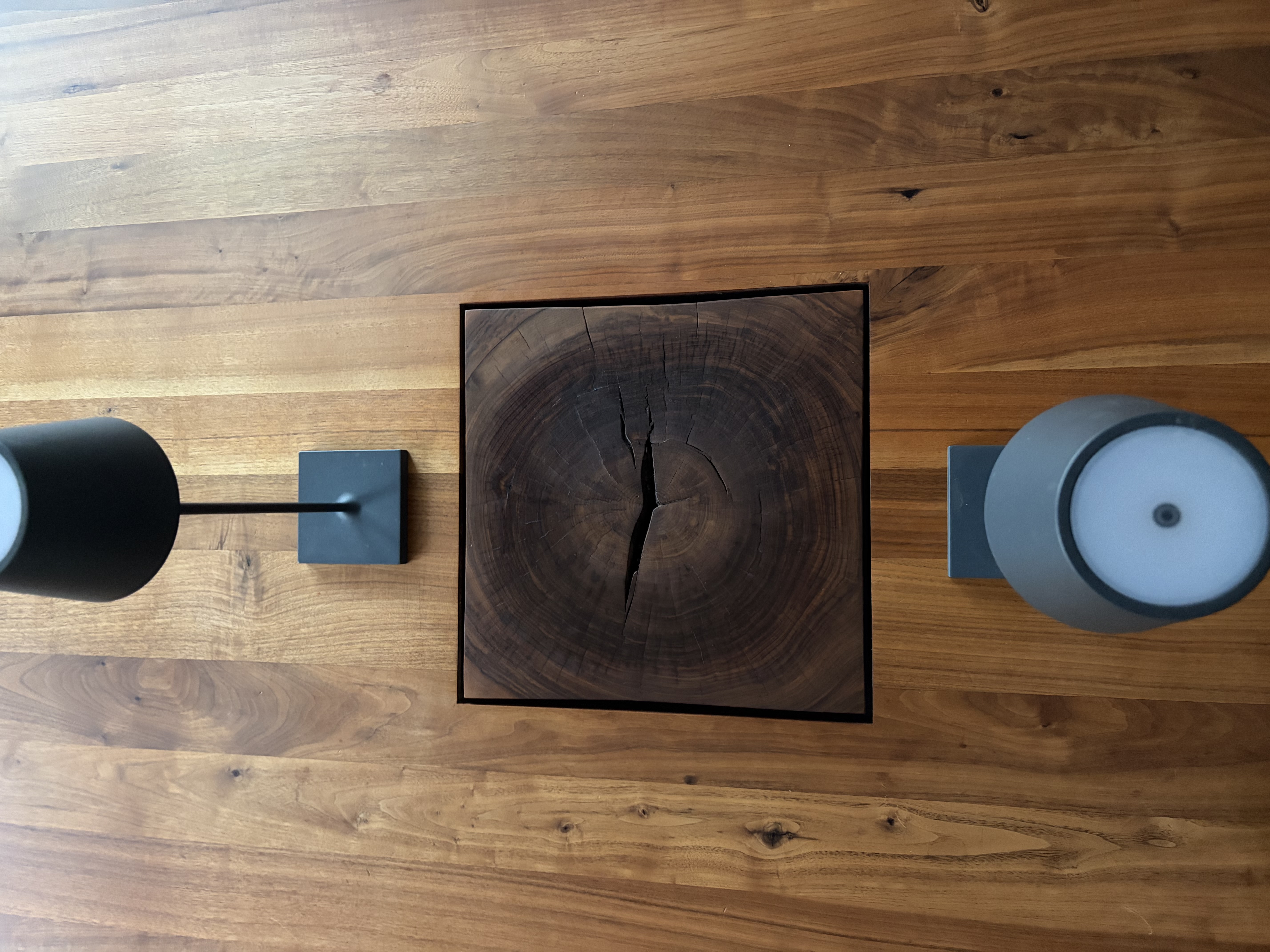 Boss Executive Quadrato Esstisch Holz Braun